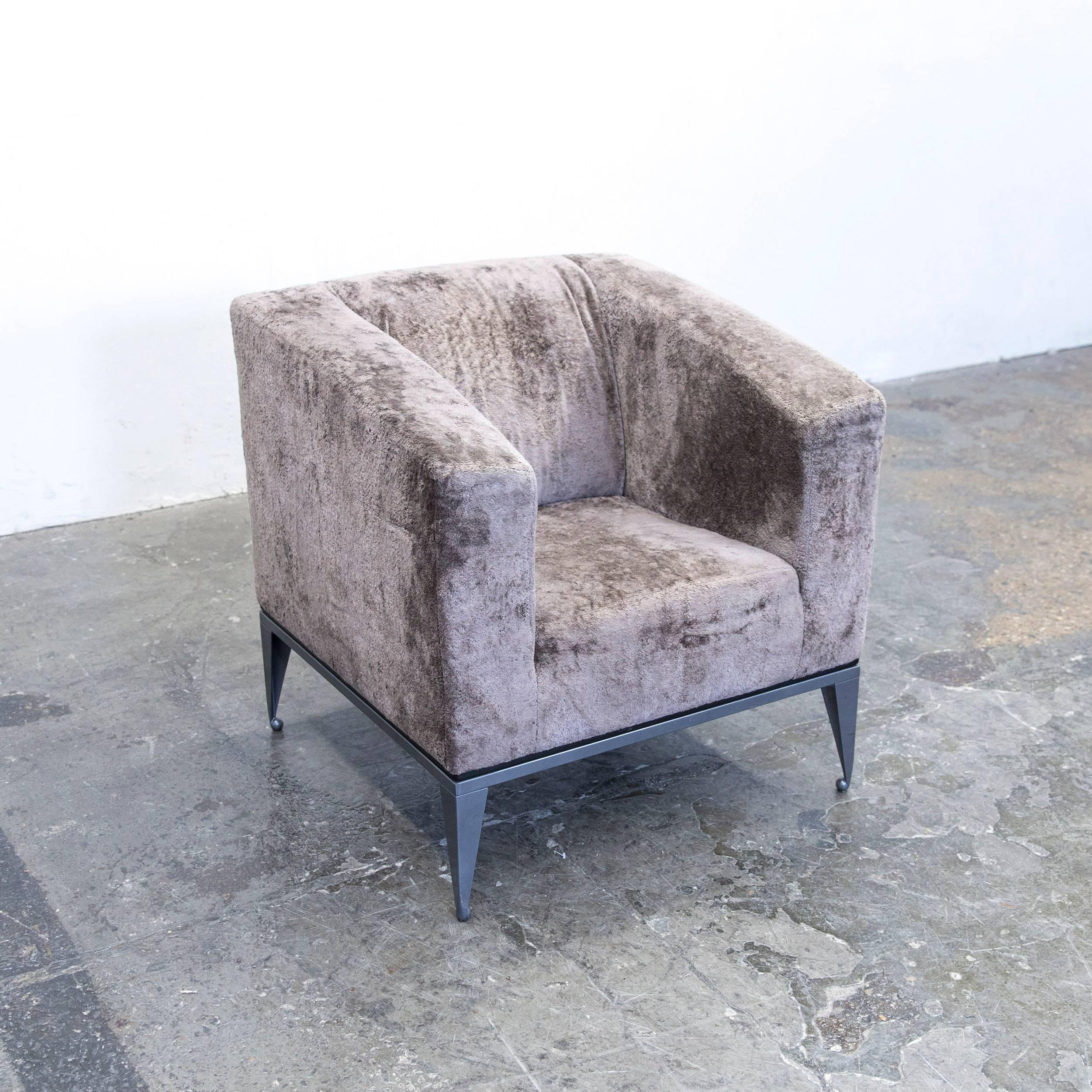 Baleri Italia Molly Designer Sessel Stoff Braun Couch Modern im Zustand „Hervorragend“ in Cologne, DE