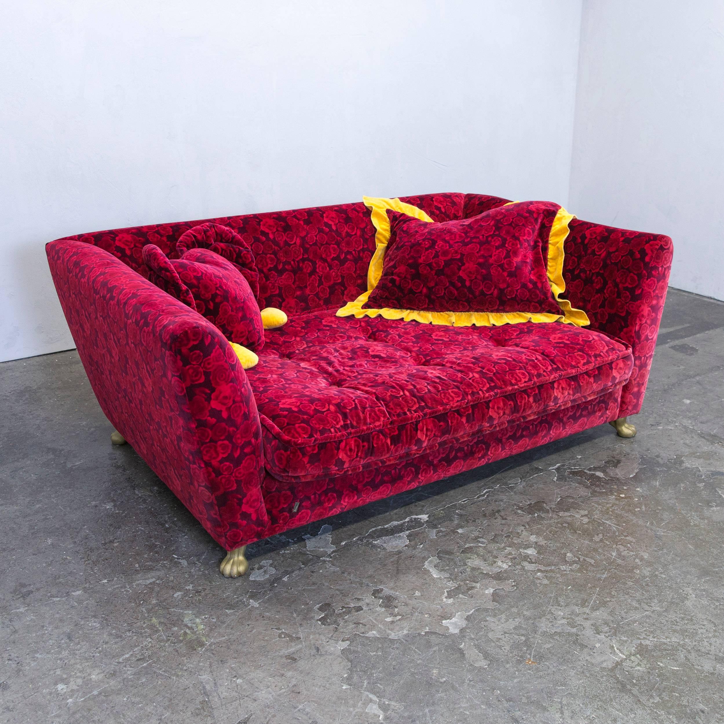 three seat fabric couch