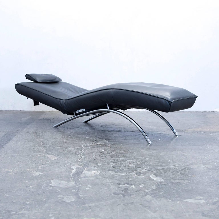 Koinor Jonas Designer Relax Chair Leather Grey Function One Seat