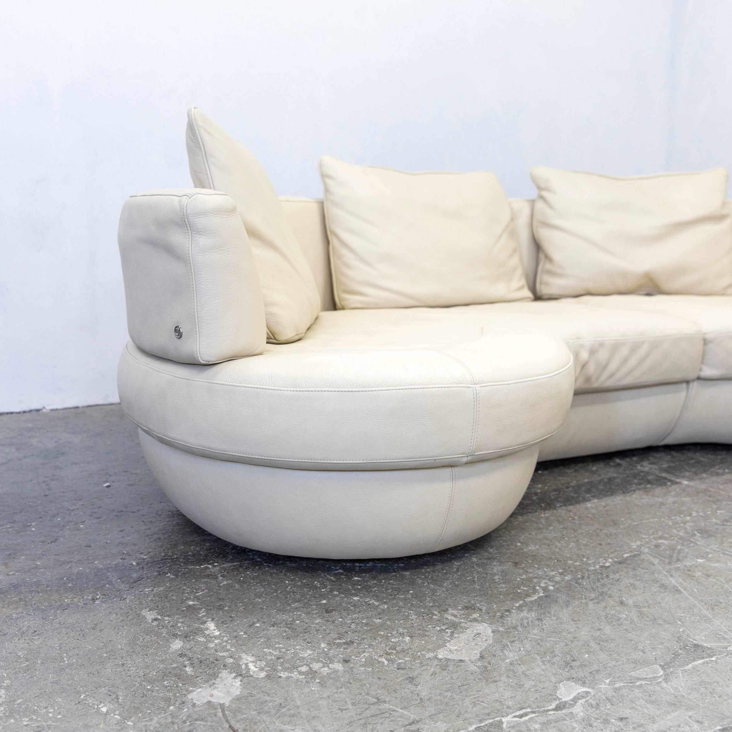 natuzzi leather corner sofa