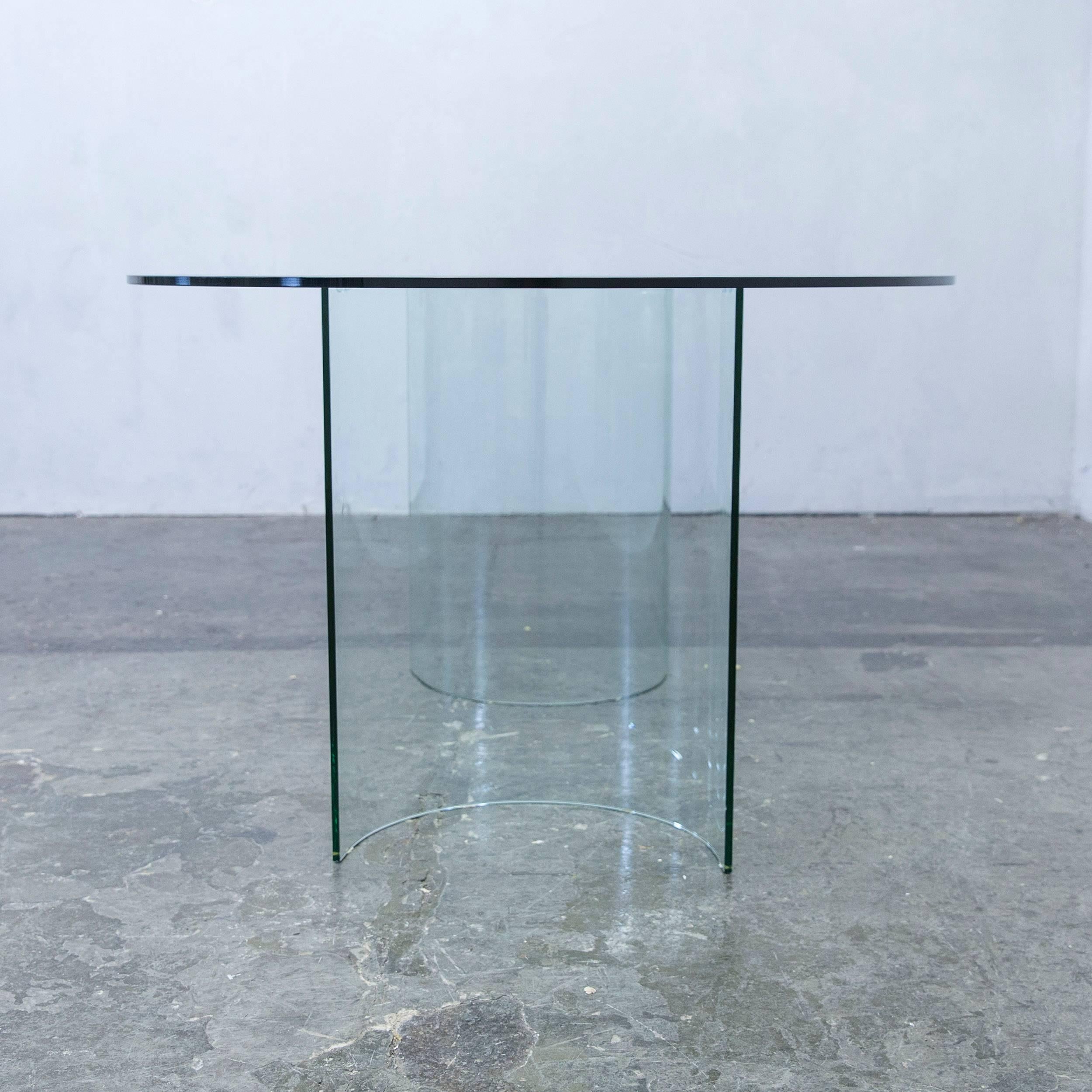 Designer Table Glass Transparent Green Couch Sofa Table Modern 3