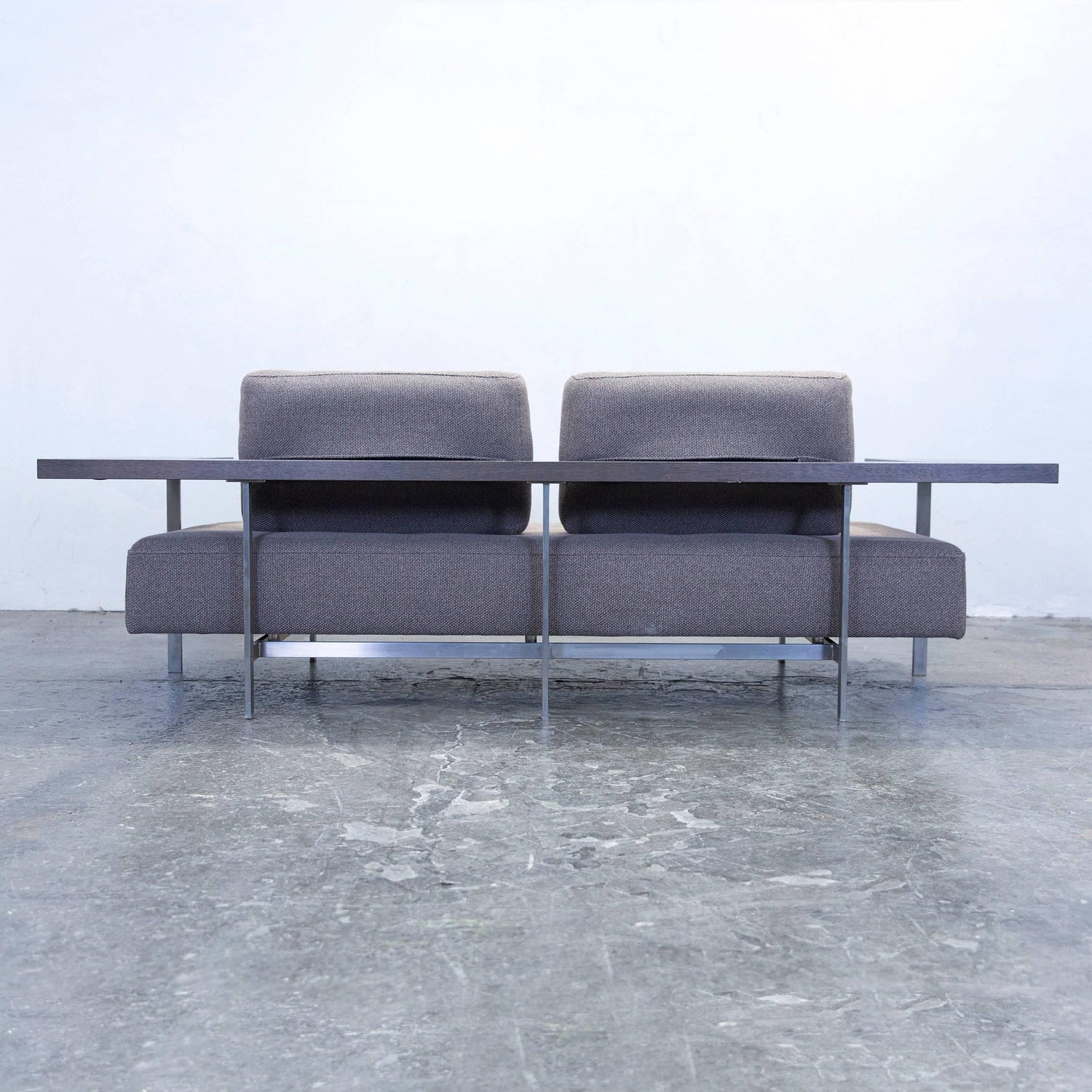 Rolf Benz Dono 6100 Designer Sofa Grey Fabric Two Seat Couch Modern For Sale At 1stdibs