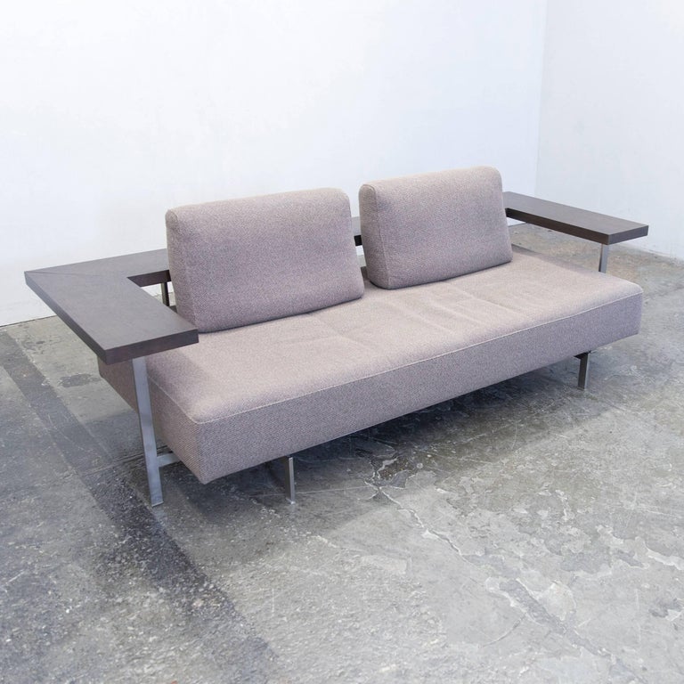 Rolf Benz Dono 6100 Designer Sofa Grey Fabric Two Seat Couch Modern For Sale At 1stdibs