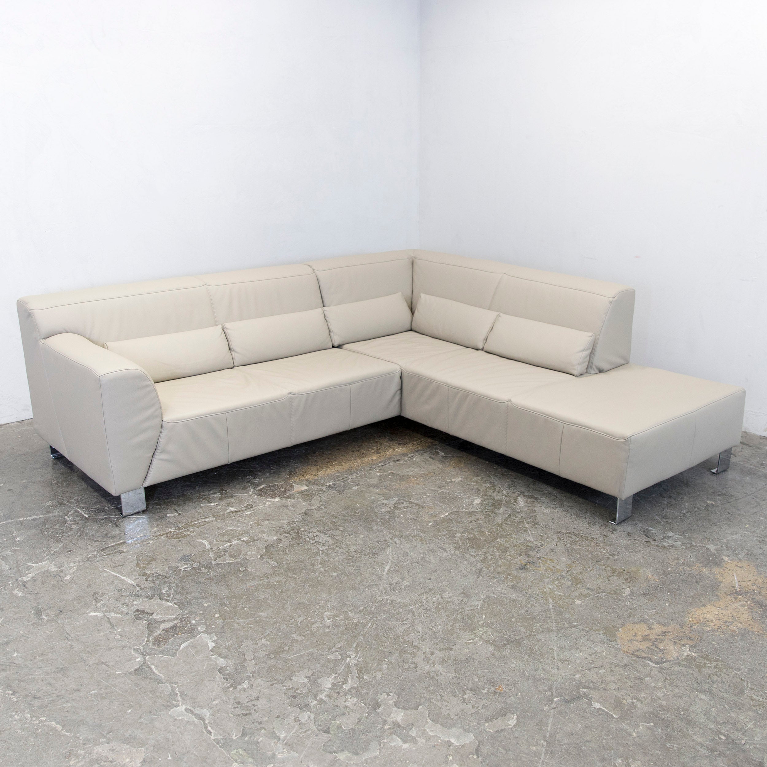 Modern Round Sofa Leder Zion Star