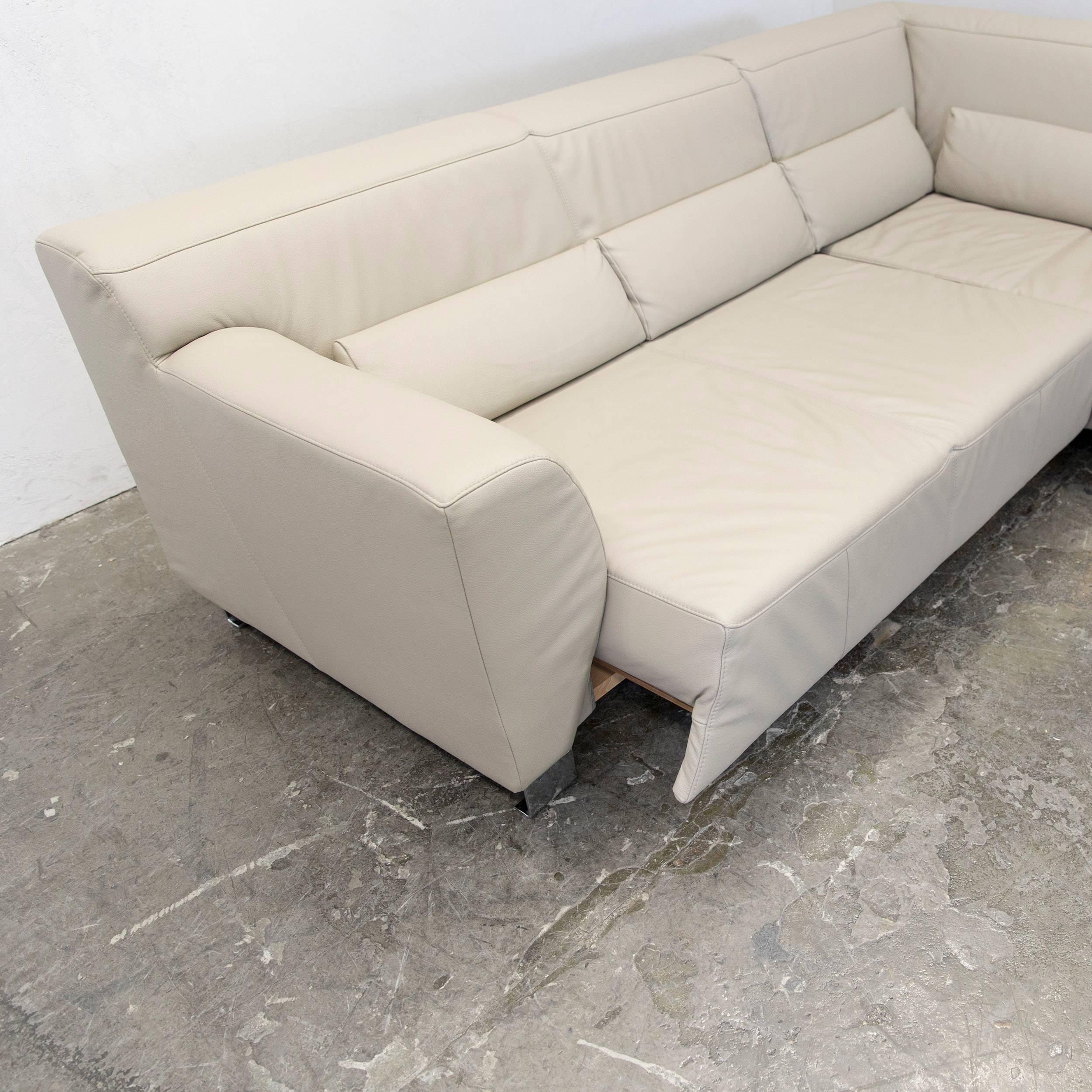 Modern Round Sofa Leder Zion Star