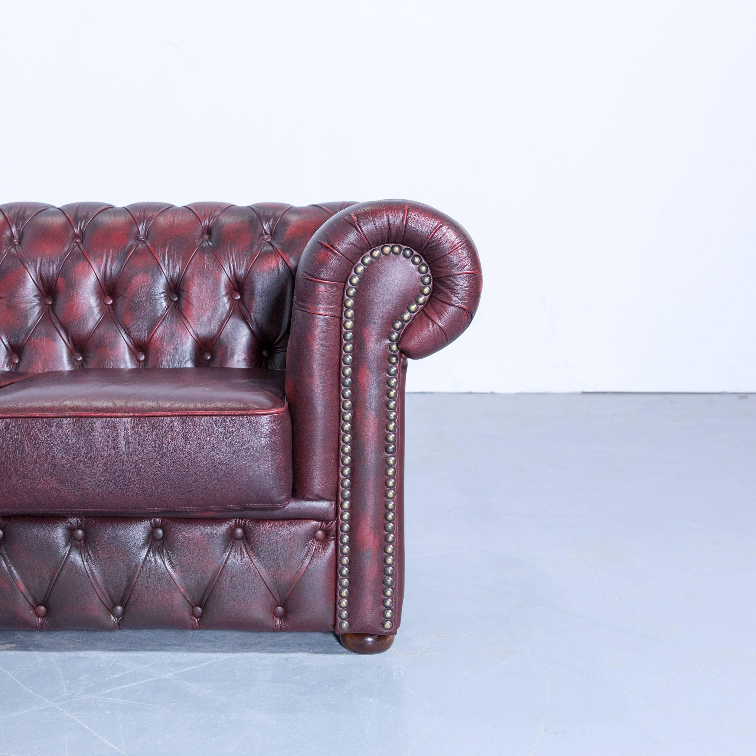 leather chesterfield corner sofa