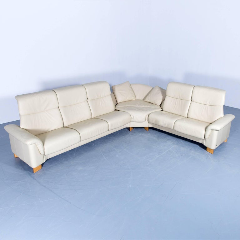 Ekornes Stressless Paradise Designer Corner Sofa Crème Beige Leather Relax  Couch at 1stDibs | stressless corner sofa, stressless paradise sofa, ekornes  sofa