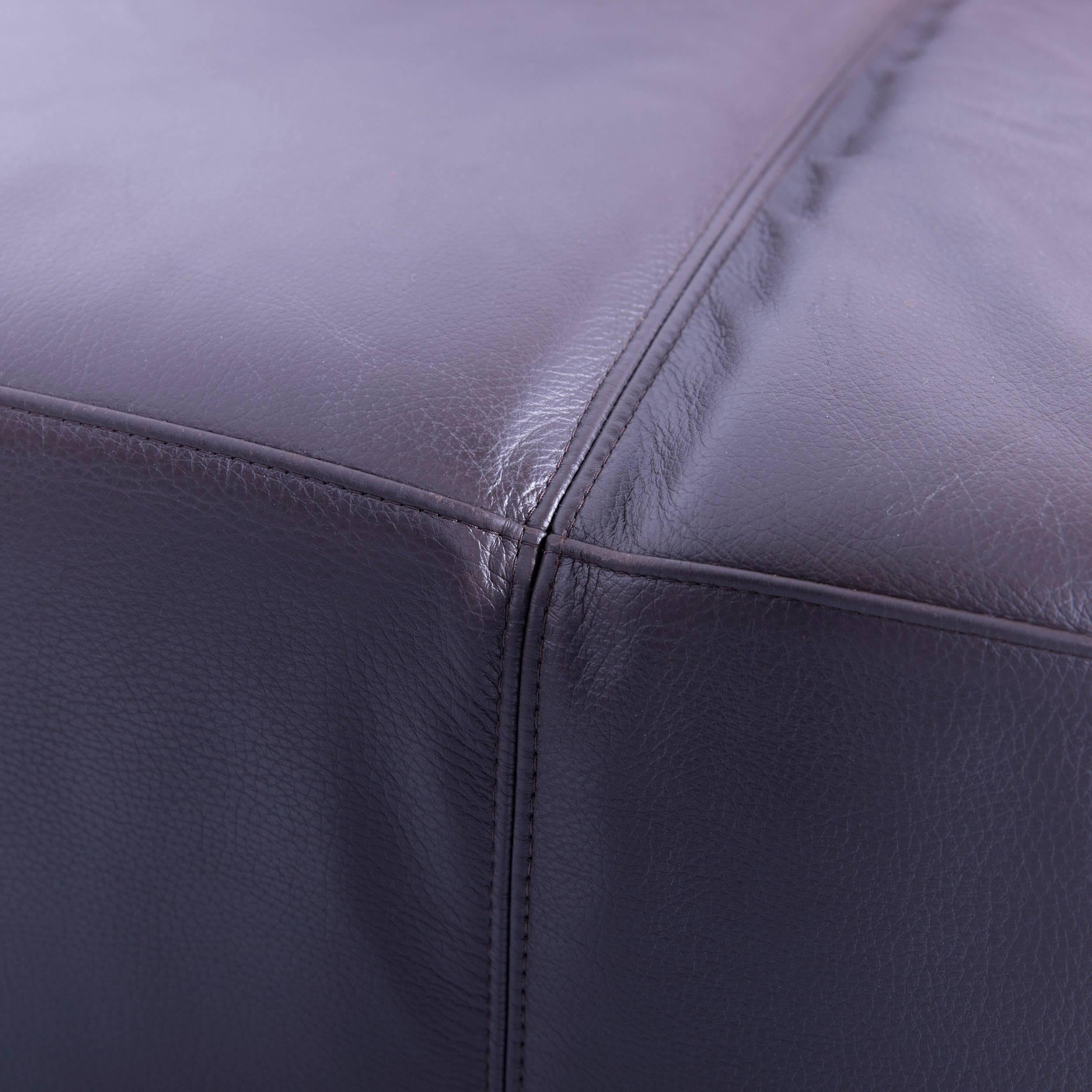 Machalke Crack Designer Ecksofa Leder Braun Couch Modern (21. Jahrhundert und zeitgenössisch)