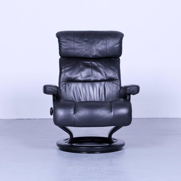 Stressless Relax Armchair And Footstool Black Leather Recliner Stressless Relax Armchair And Footstool Black Leather Recliner Tv Chair Wood With Convenient Functions