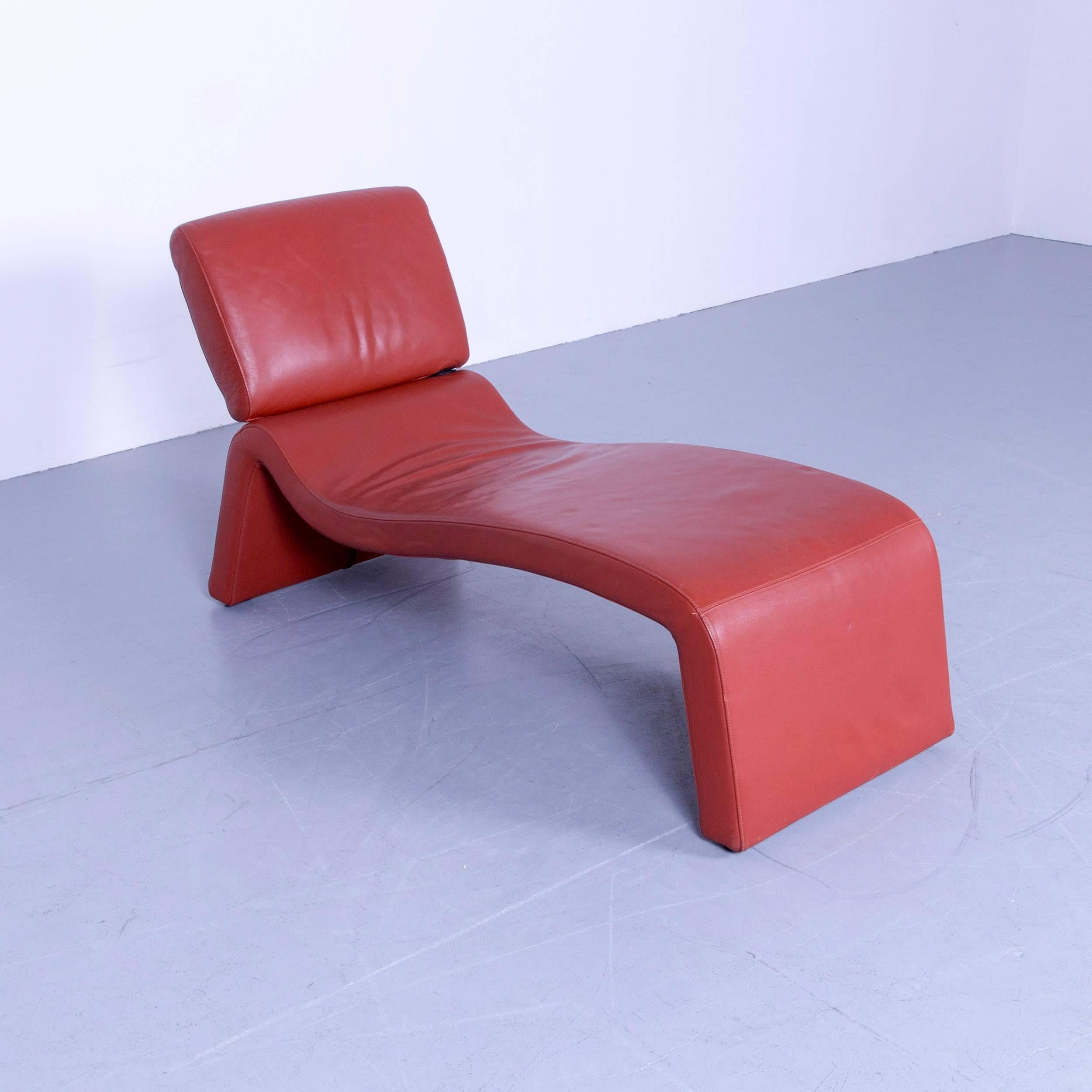 orange recliner chair
