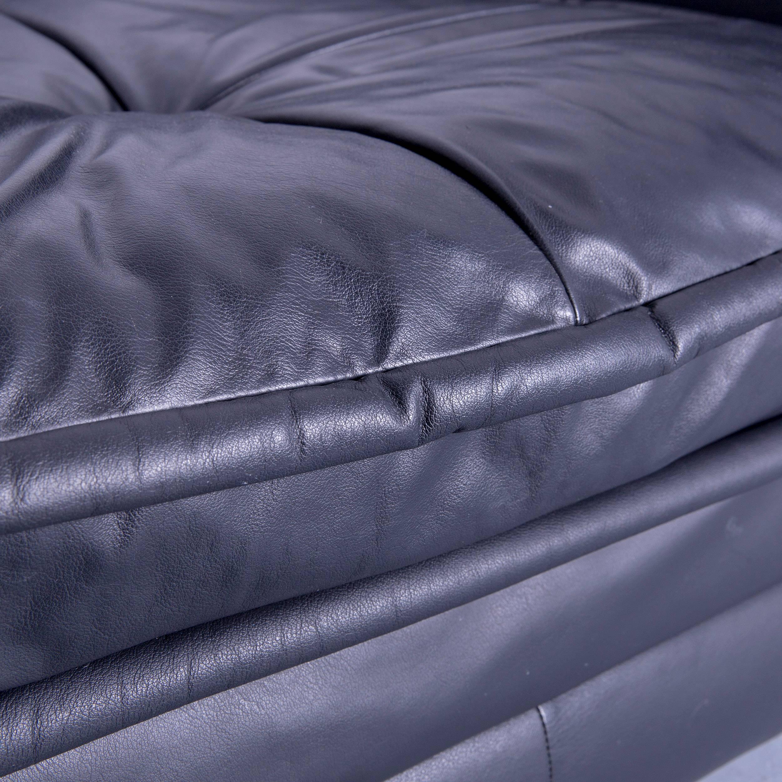 sleeping on leather couch