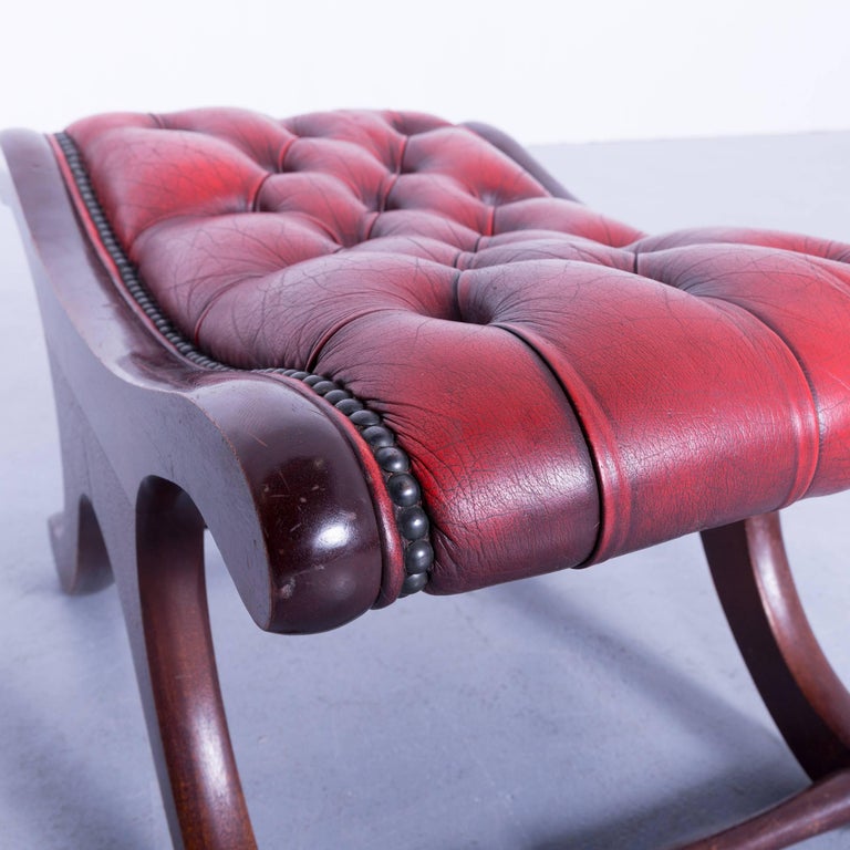 Chesterfield Stuhl Rot