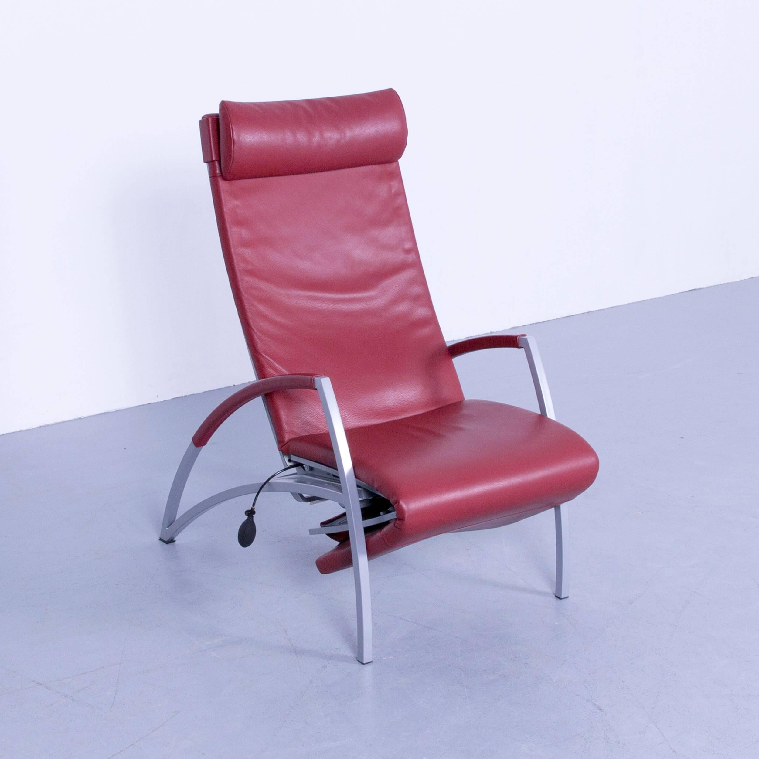 Interprofil Pax Designer Relax-Sessel aus rotem Leder (Deutsch)