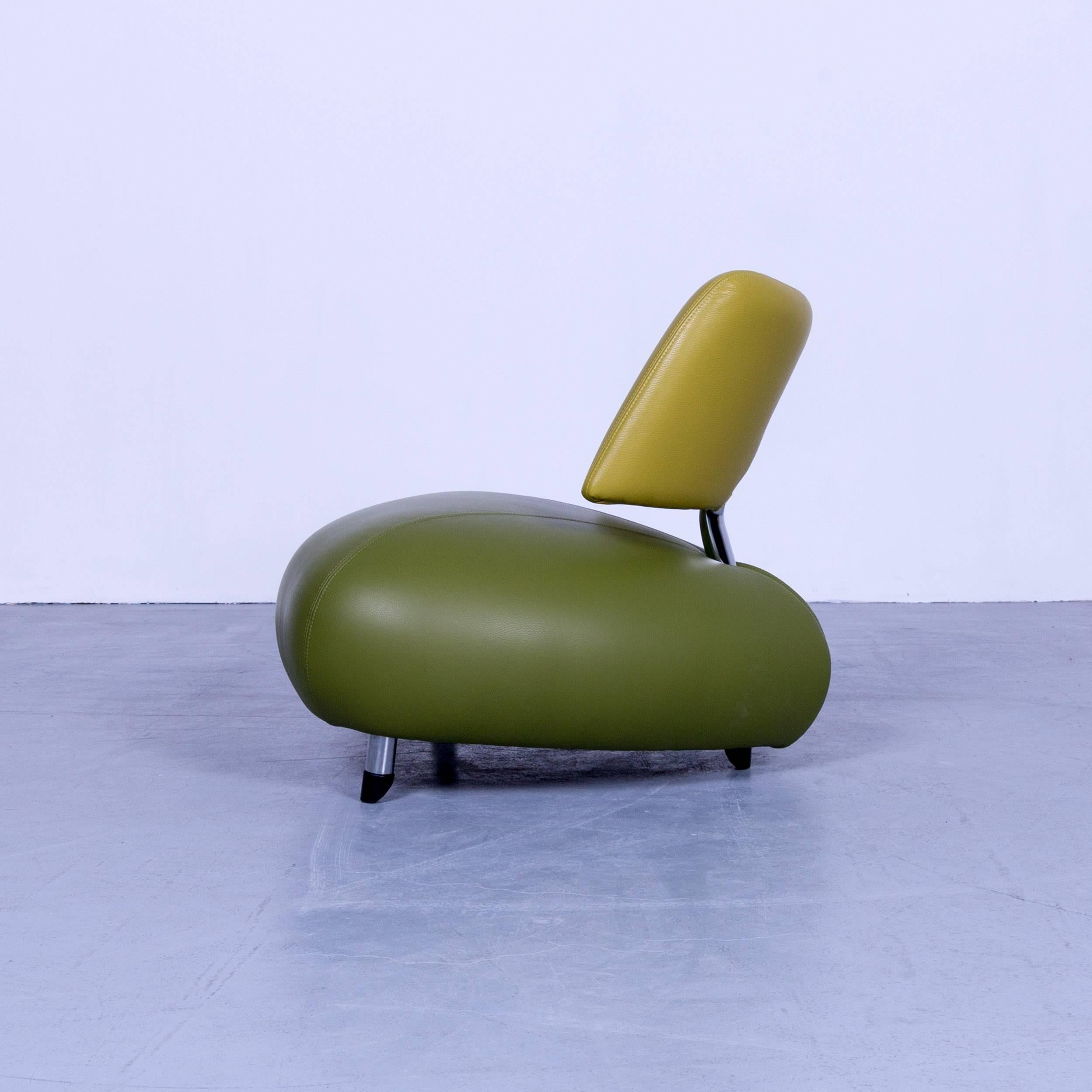 Leolux Pallone Pa Designer Chair Green One Seat Modern by Roy De Scheemaker 1989 For Sale 1