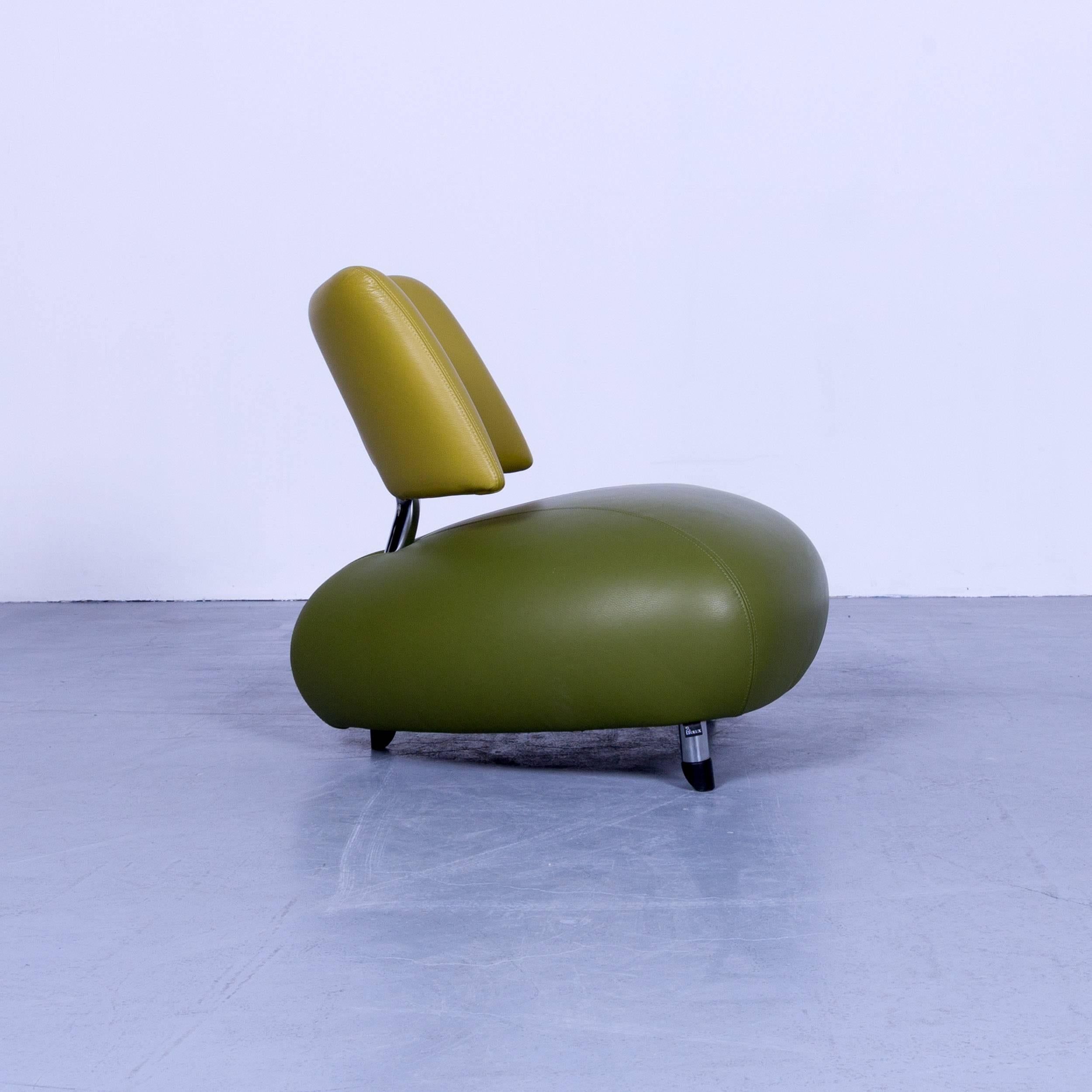 Contemporary Leolux Pallone Pa Designer Chair Green One Seat Modern by Roy De Scheemaker 1989 For Sale