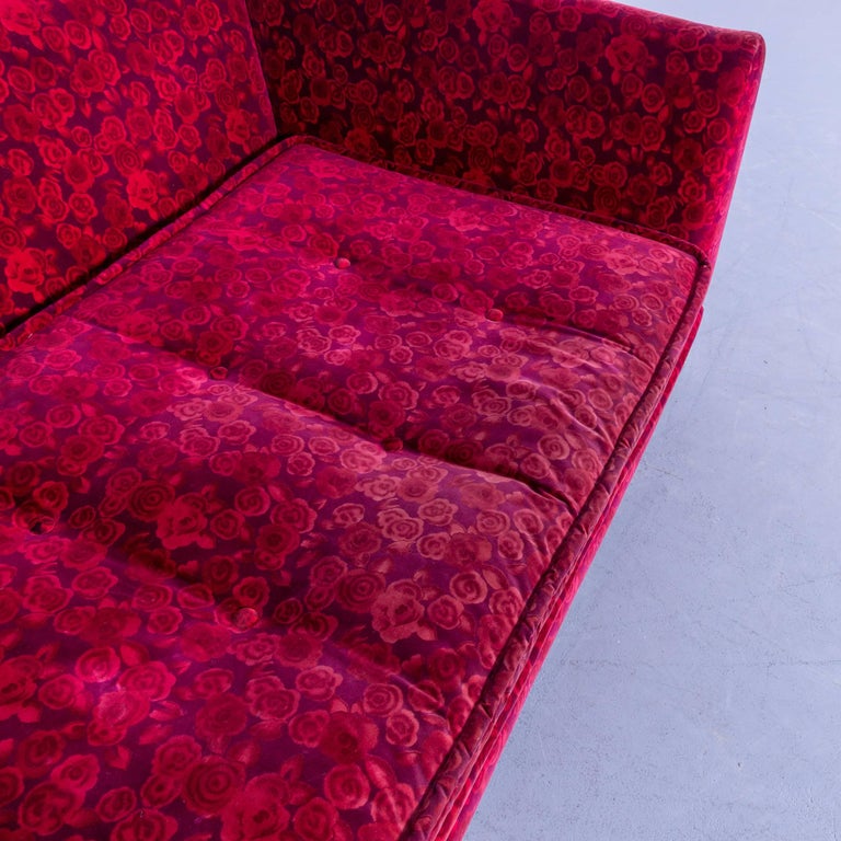 Bretz Monster Sofa Red Fabric Three-Seat Couch Rose Pattern Sleeping Couch  Bed at 1stDibs | sofa monster, red fabric sofa, bretz sofa monster