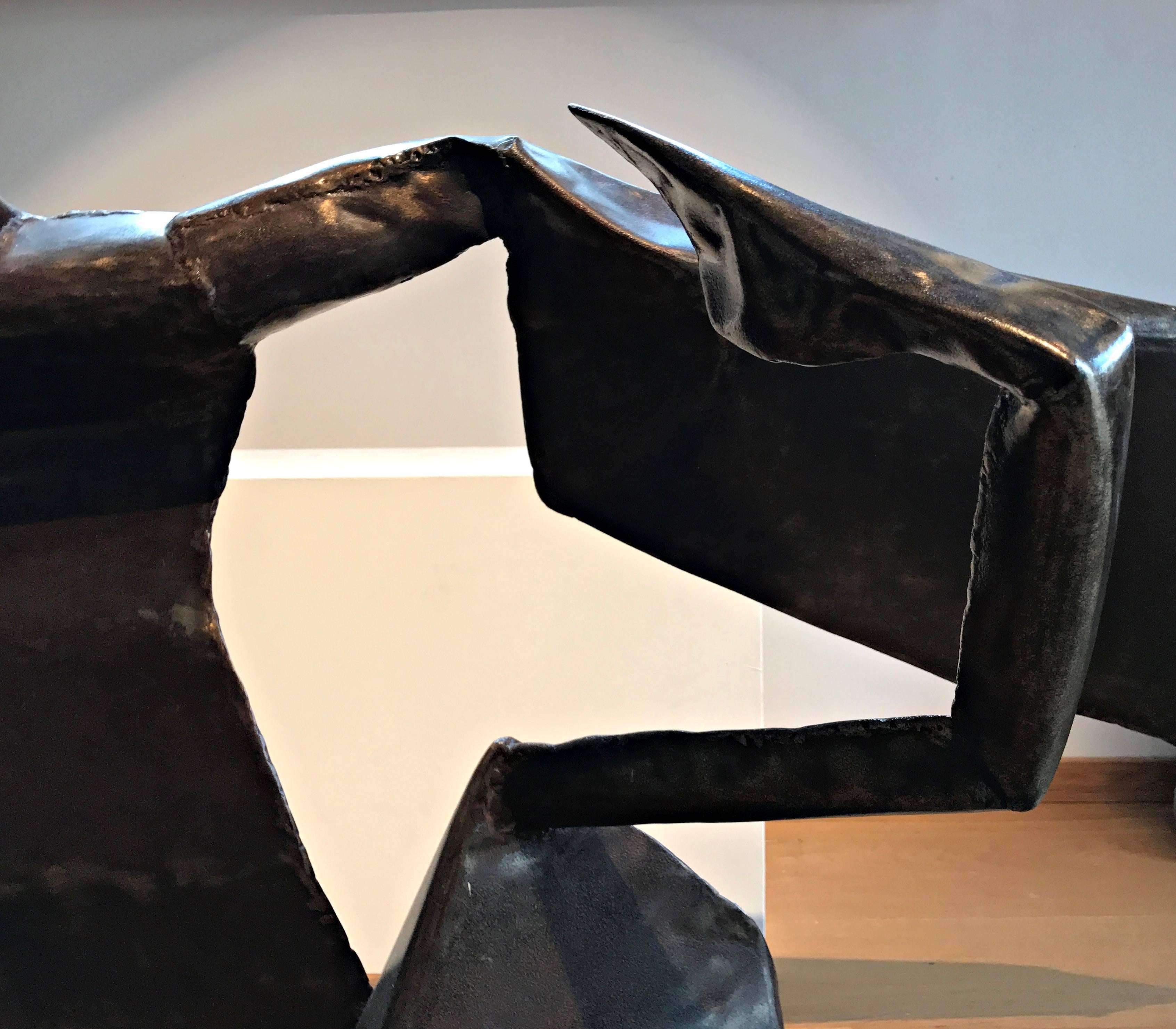 English Swans, Big Sculpture by British Artist Joan Moore, 1960s For Sale