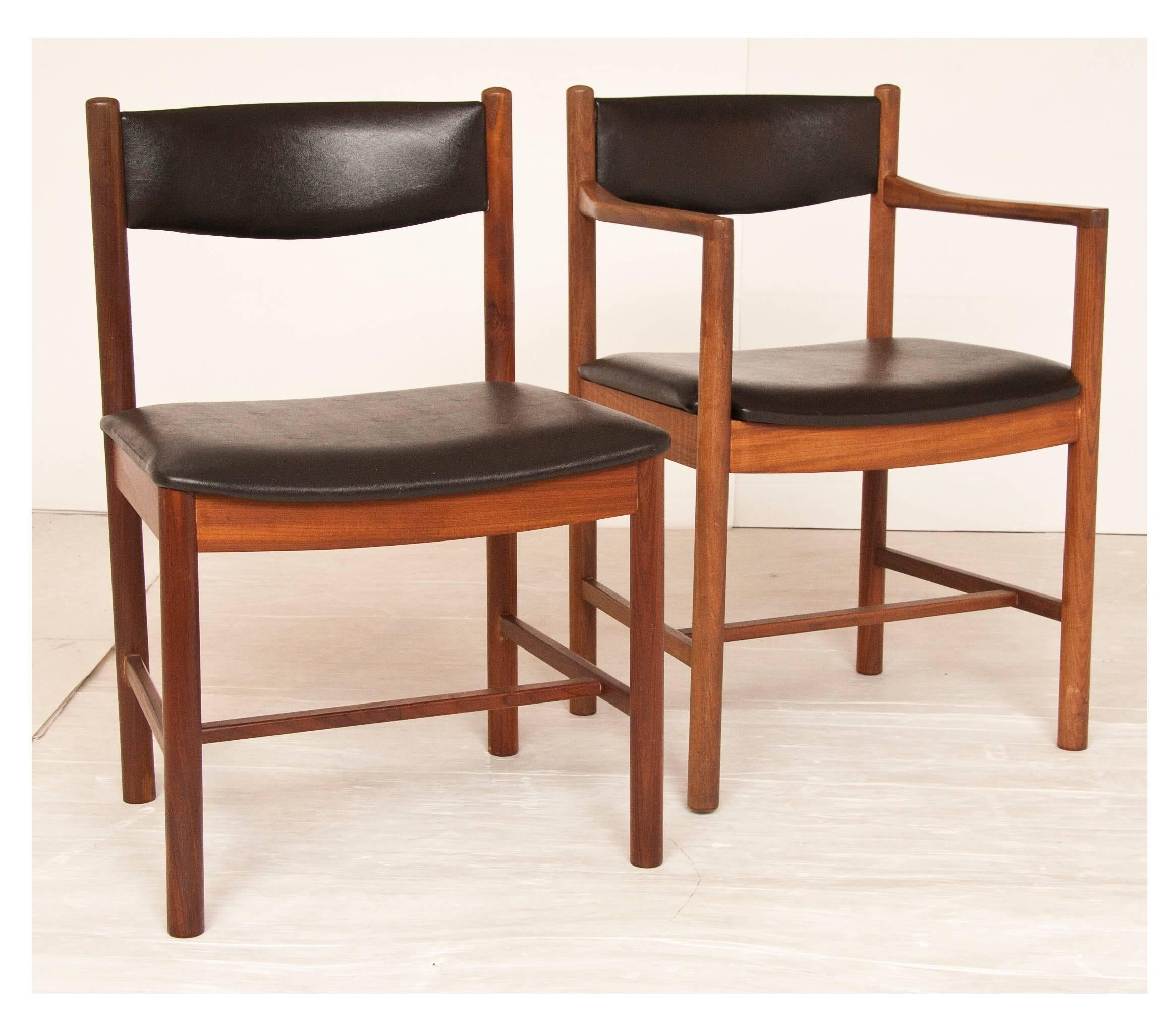Mid-20th Century Robert Heritage for Archie Shine Teak Dining Table and Eight Chairs, 1960