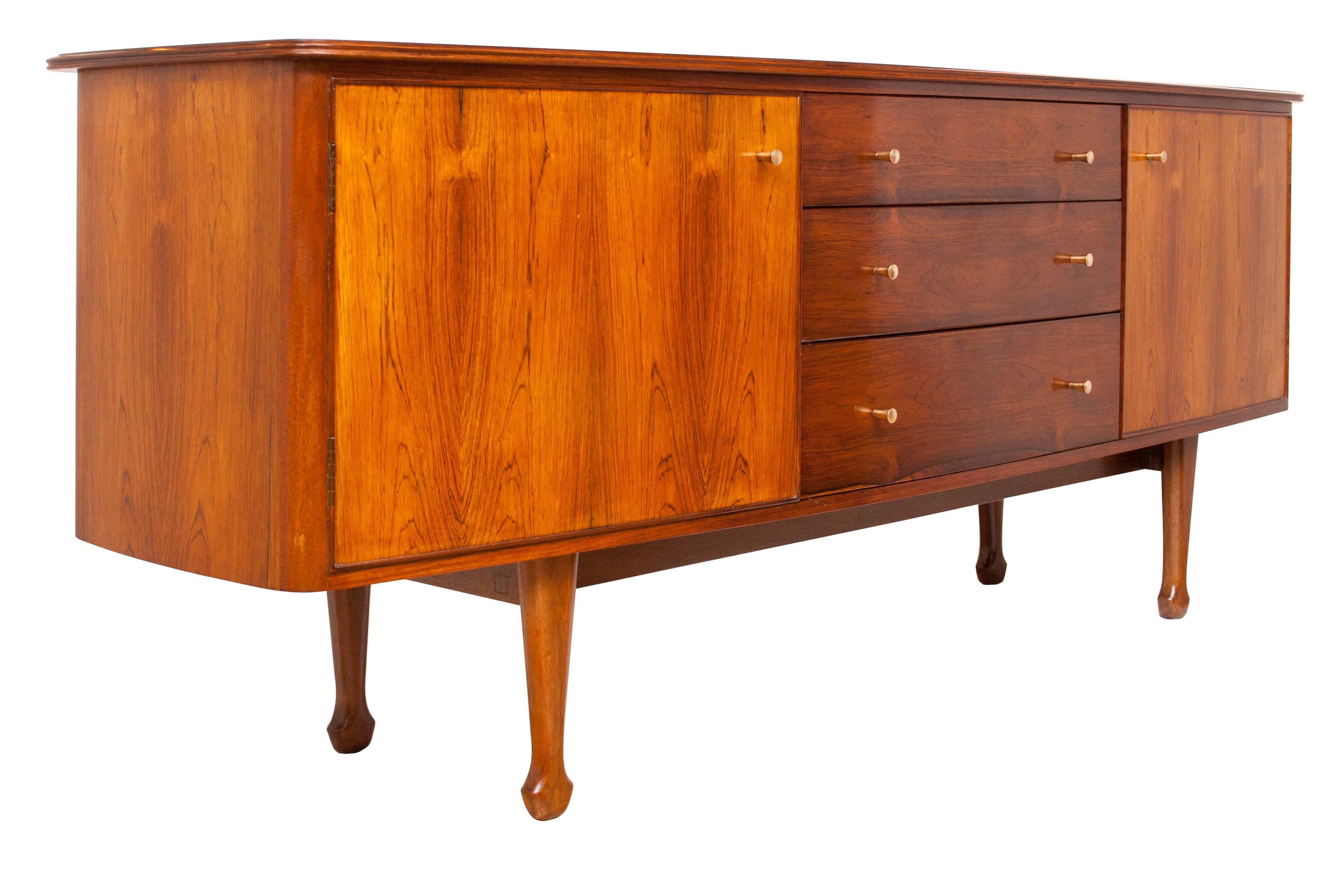 Mid-Century Andrew J Milne Rosewood Sideboard 1