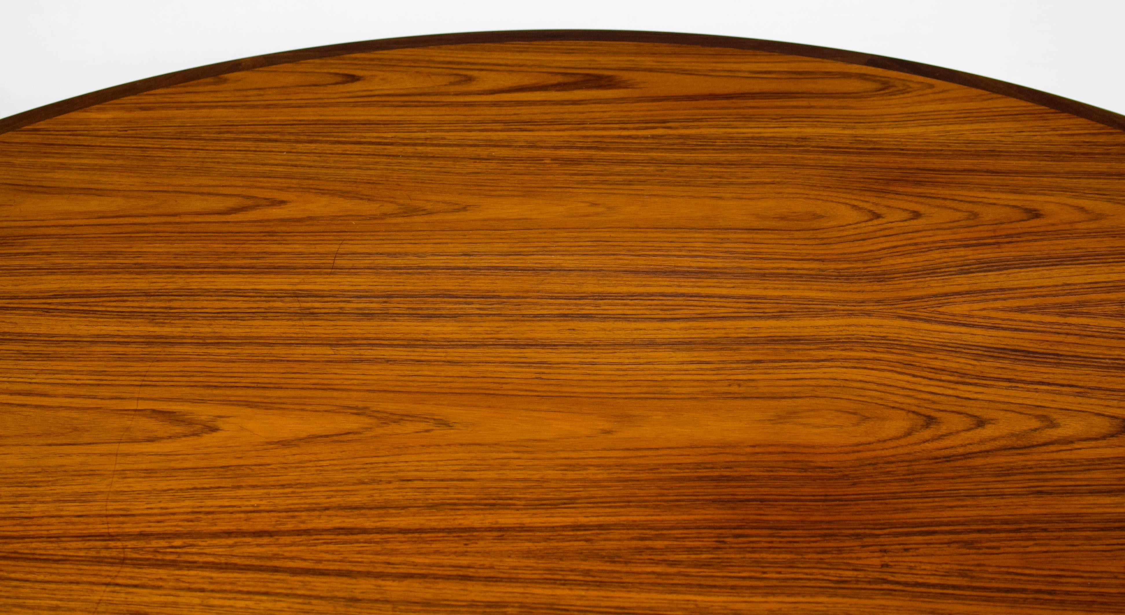 20th Century Mid-Century Dyrlund Rosewood Flip Flap Dining Table