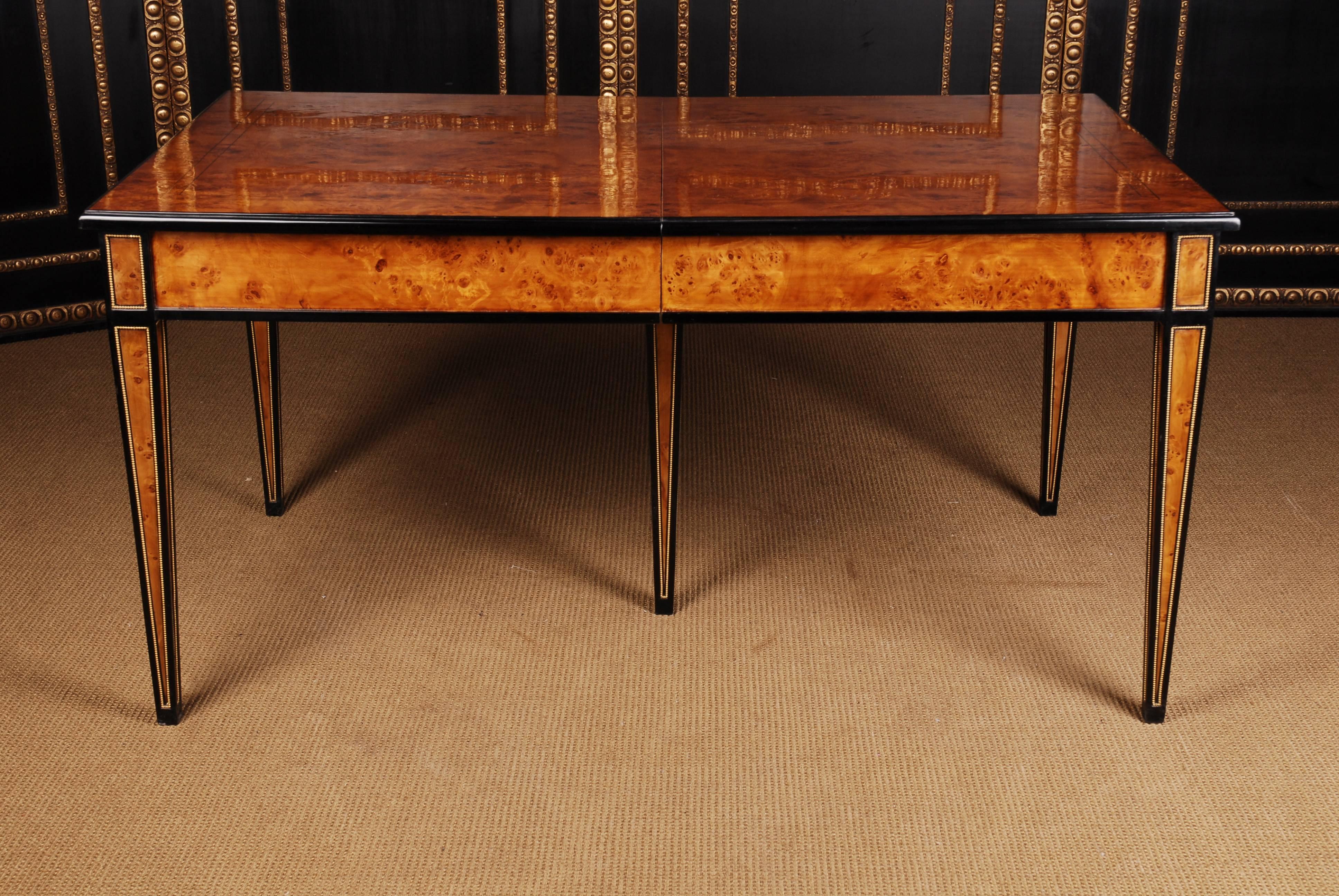 German 19th Century Antique Extendible Dinner Table in the Biedermeier Style