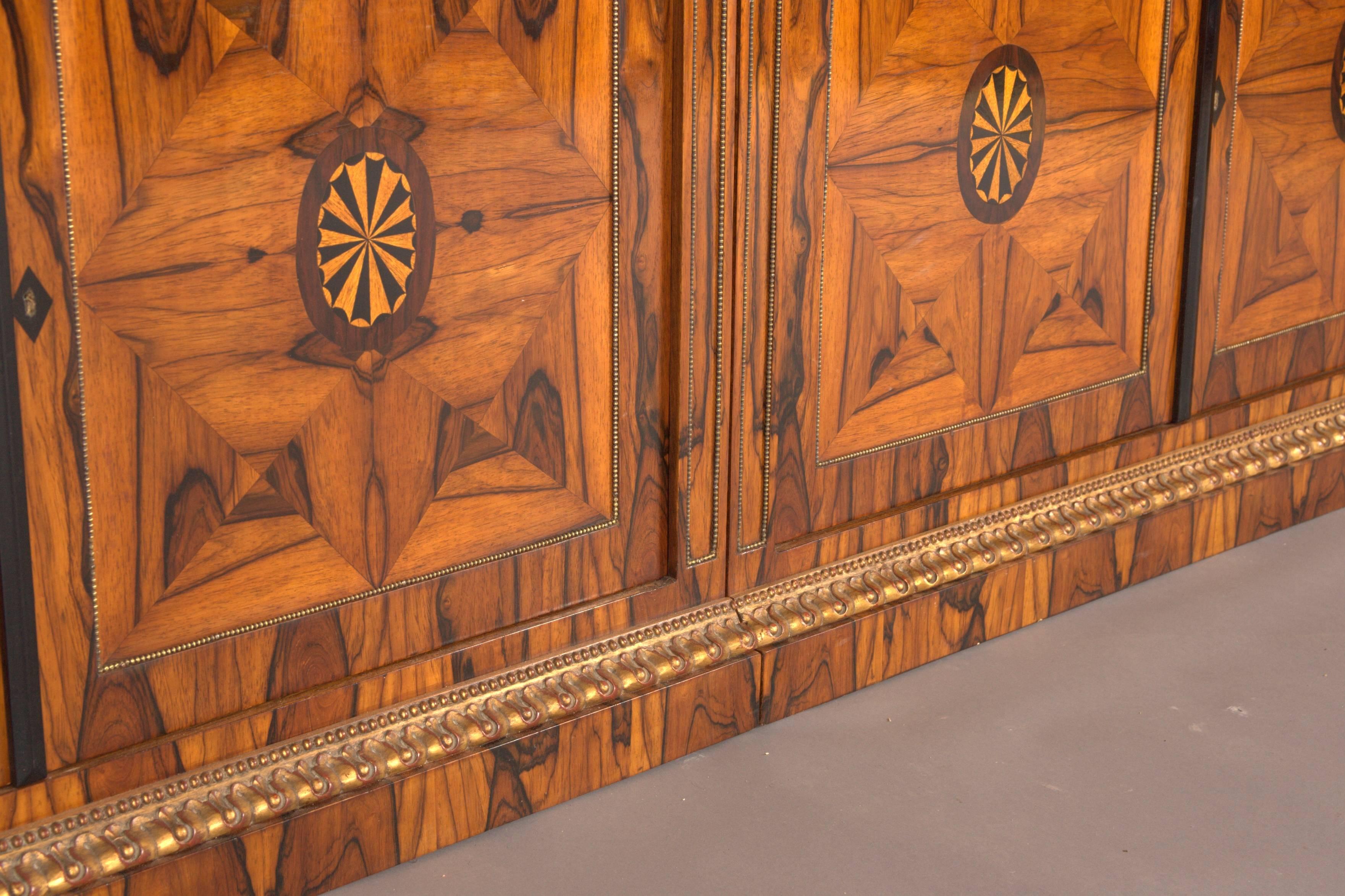 20th Century Highly Detailed Library Cabinet in Biedermeier Style 1