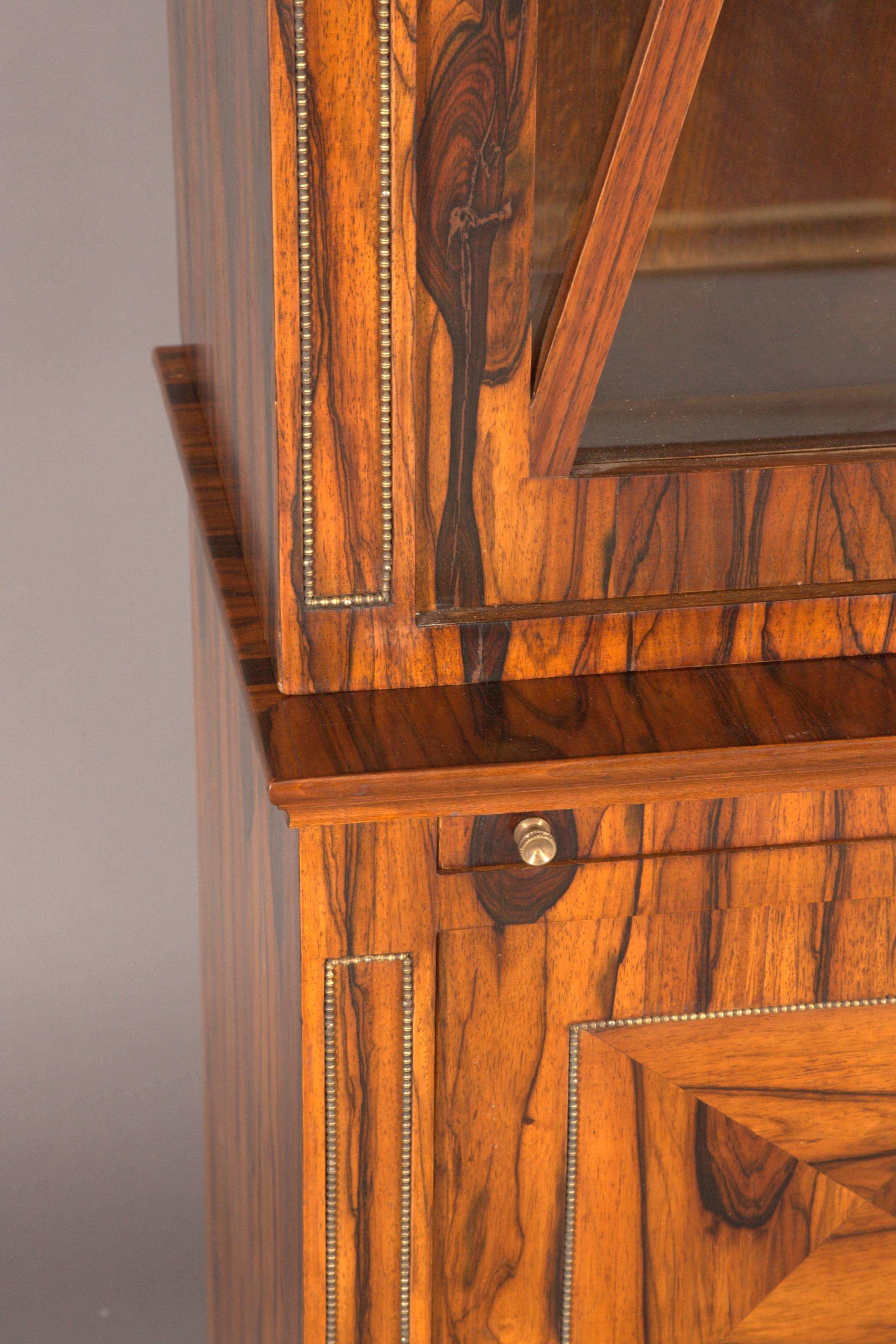 20th Century Highly Detailed Library Cabinet in Biedermeier Style 4