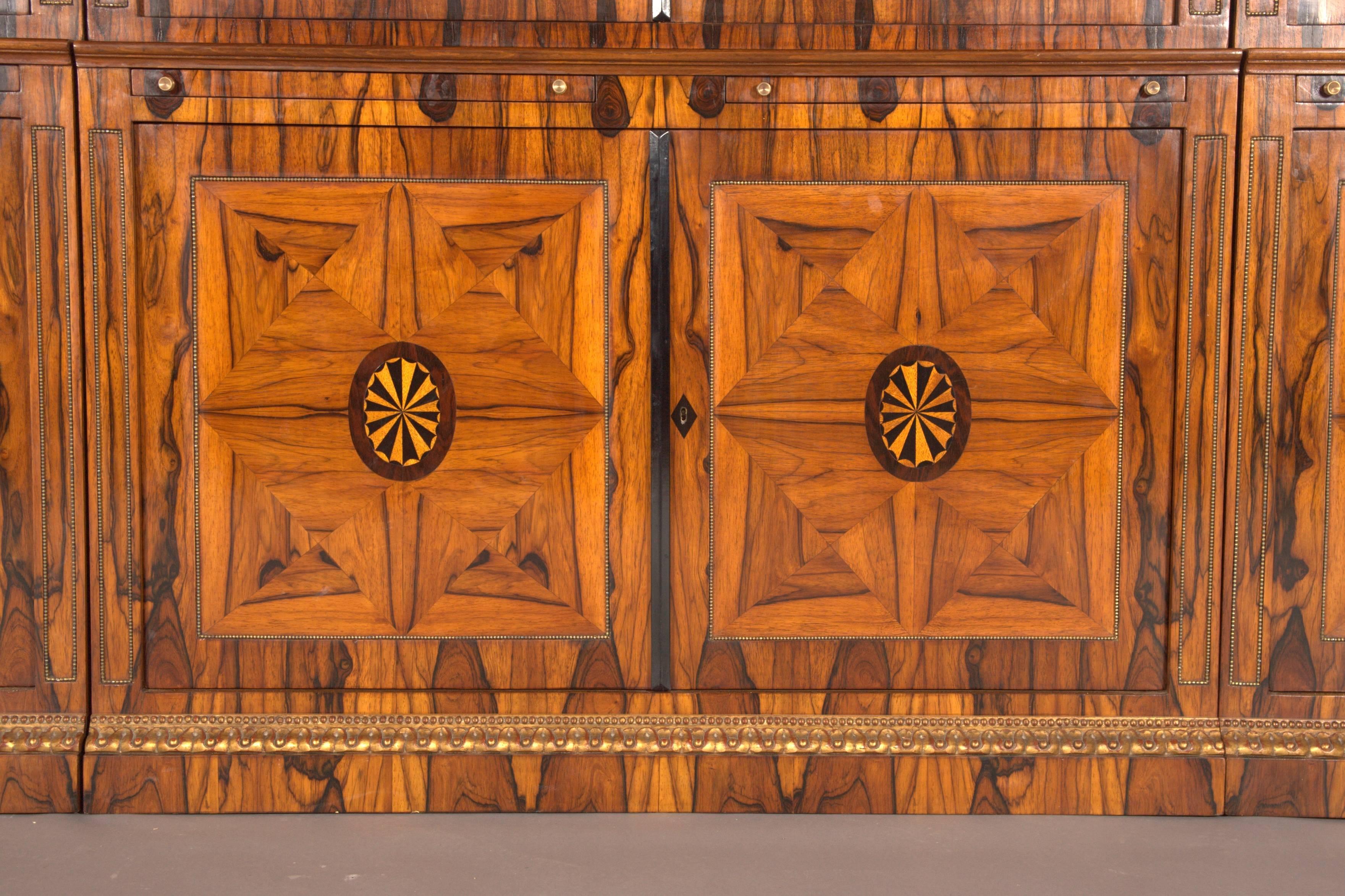 20th Century Highly Detailed Library Cabinet in Biedermeier Style 2