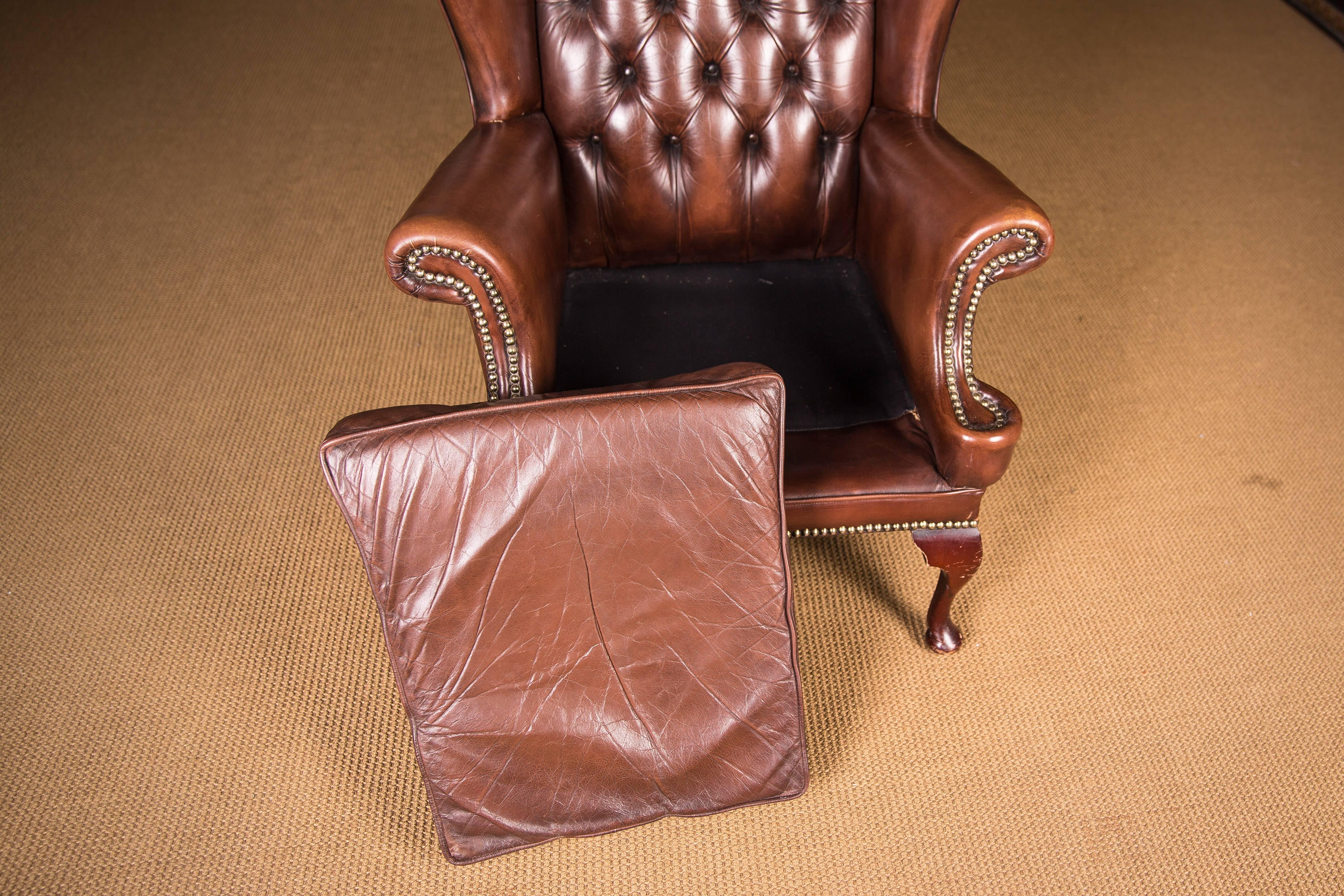 Original English Chesterfield Armchair 3