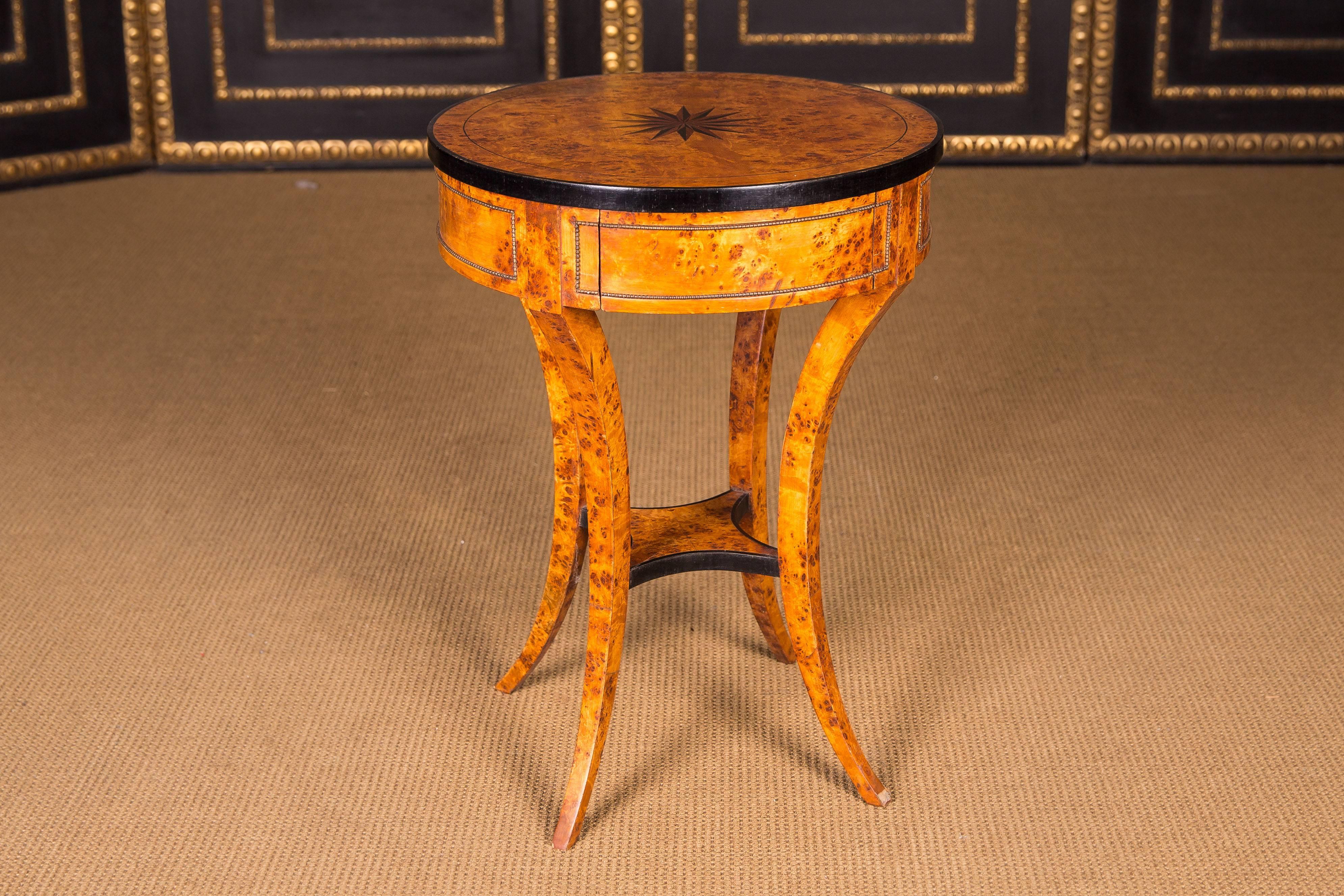 19th Century South German Side Table in Biedermeier Style