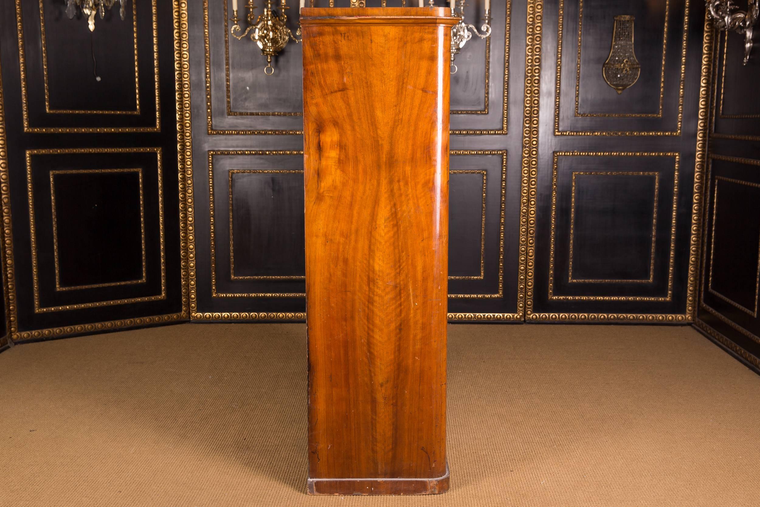 Biedermeier  Cabinet Cupboard circa 1820 walnut  2
