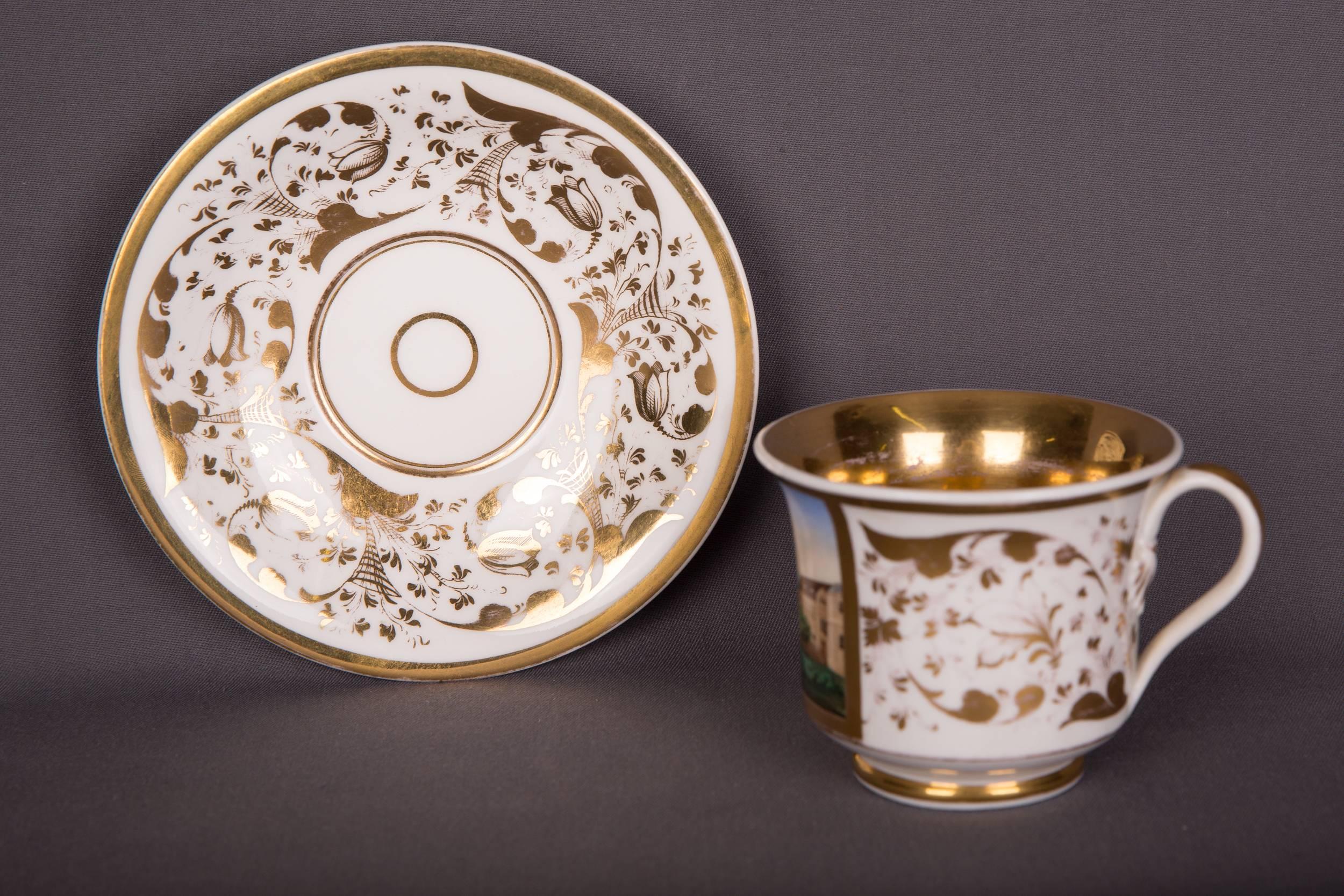 Porcelain Historical KPM Berlin Collection Cup