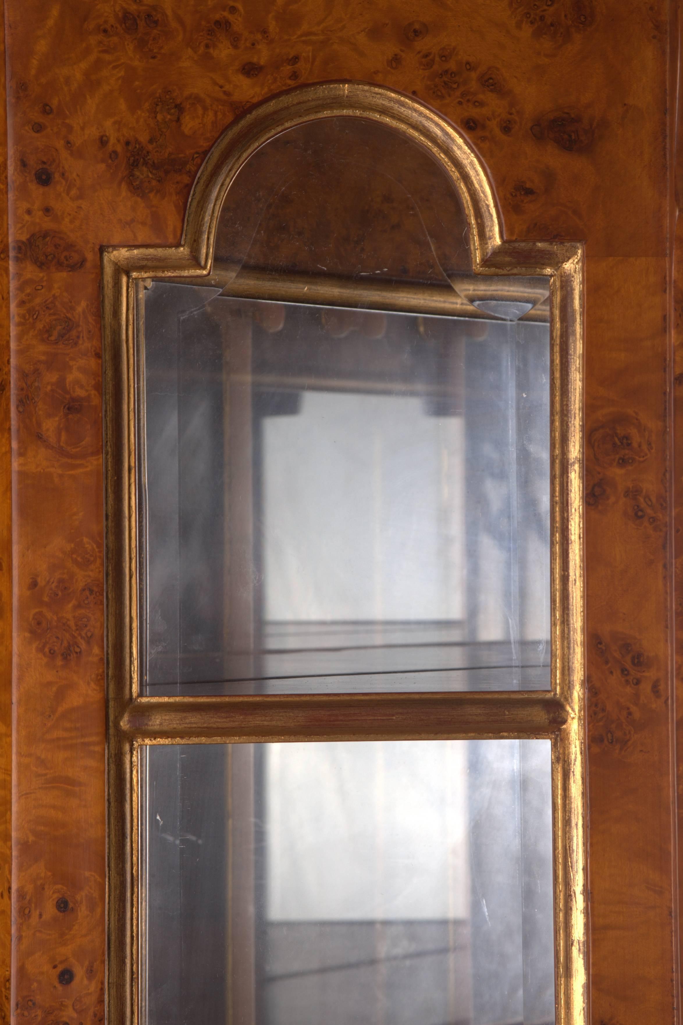20th Century Dutch Vitrine-Cupboard in Baroque Style