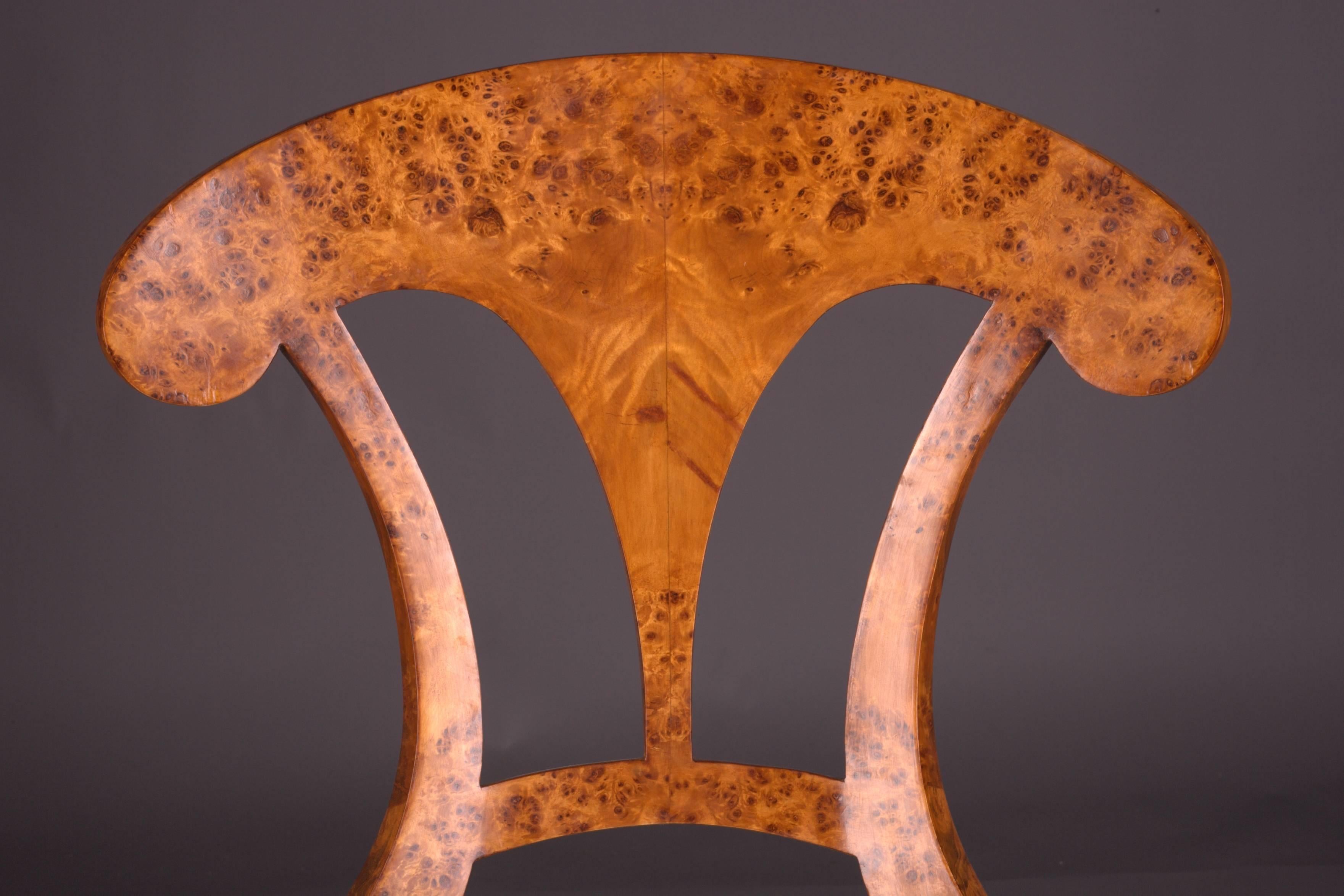 Vienna Biedermeier Chair After Josef Danhauser Bon état à Berlin, DE