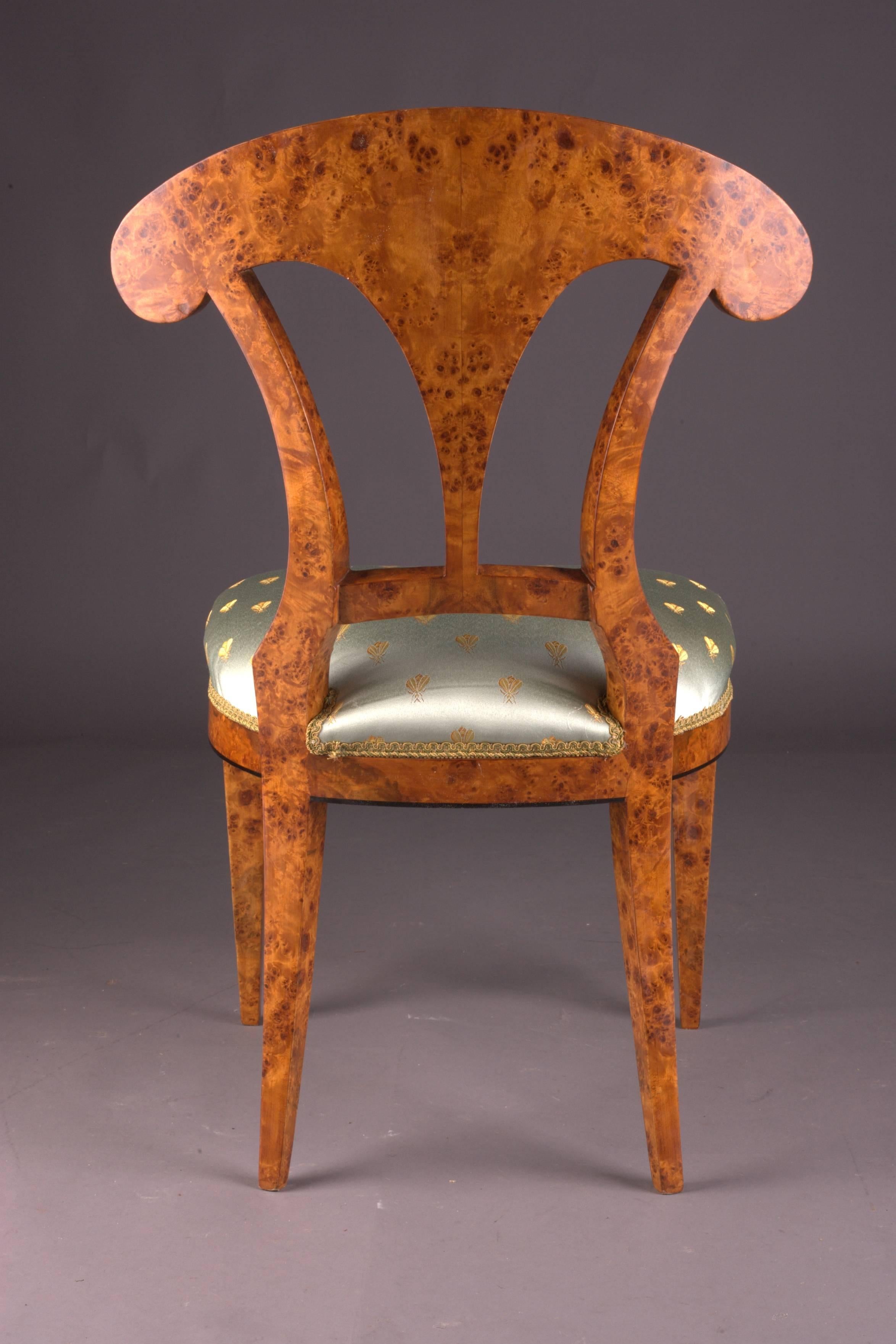 Vienna Biedermeier Chair After Josef Danhauser 3