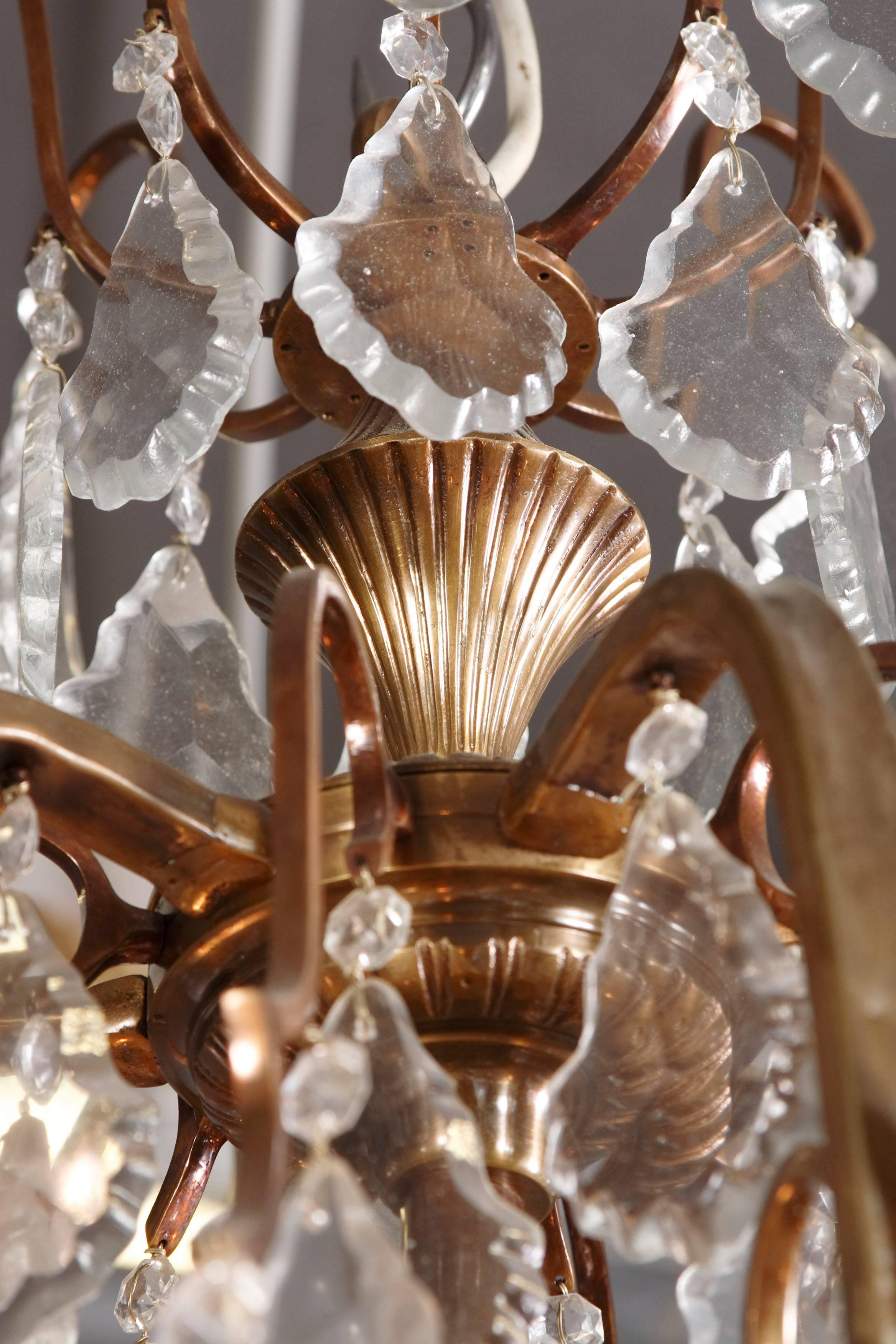 Galvanized Large French Chandelier