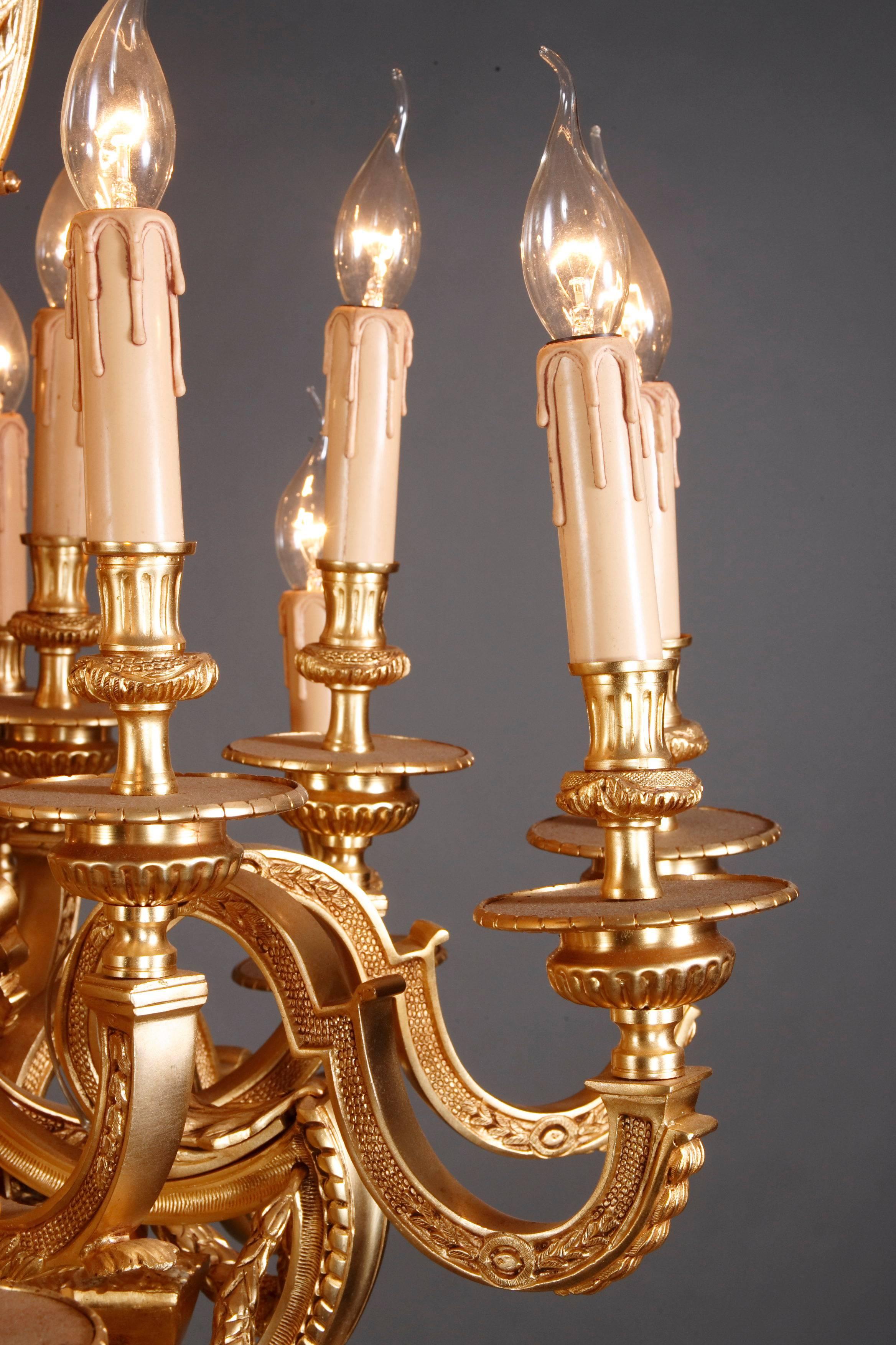 French Ceiling Candelabra in Louis XIV Style