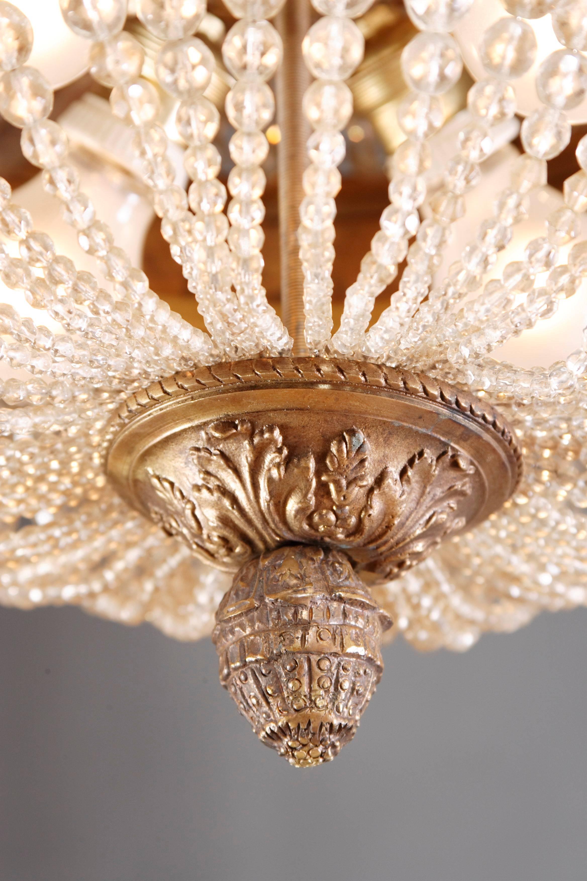 20th Century Empire Style Chandelier Referred to Empress Joséphine 3