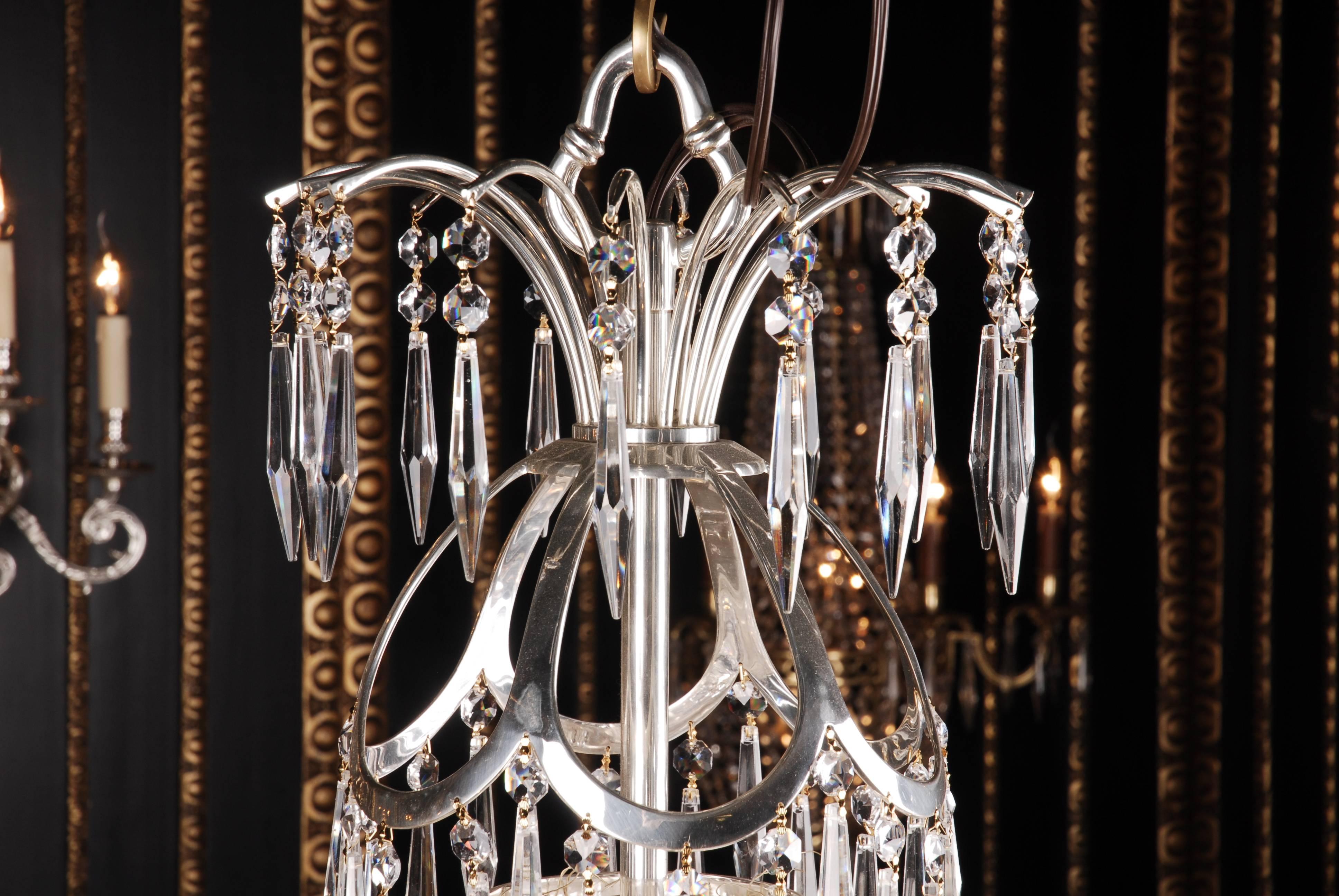 20th Century Swedish Empire Ceiling Chandelier in Classicist Style