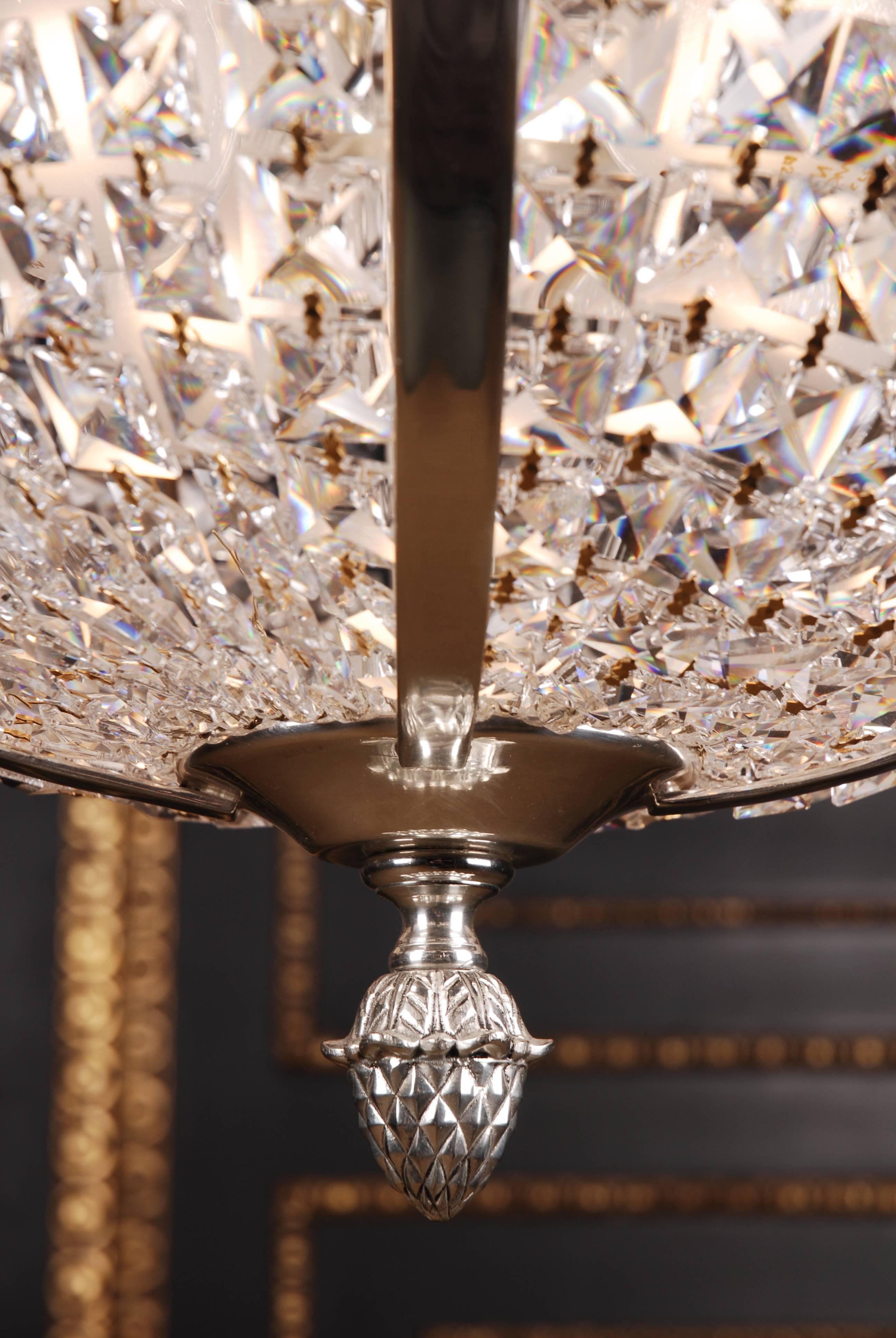 Swedish Empire Ceiling Chandelier in Classicist Style 1