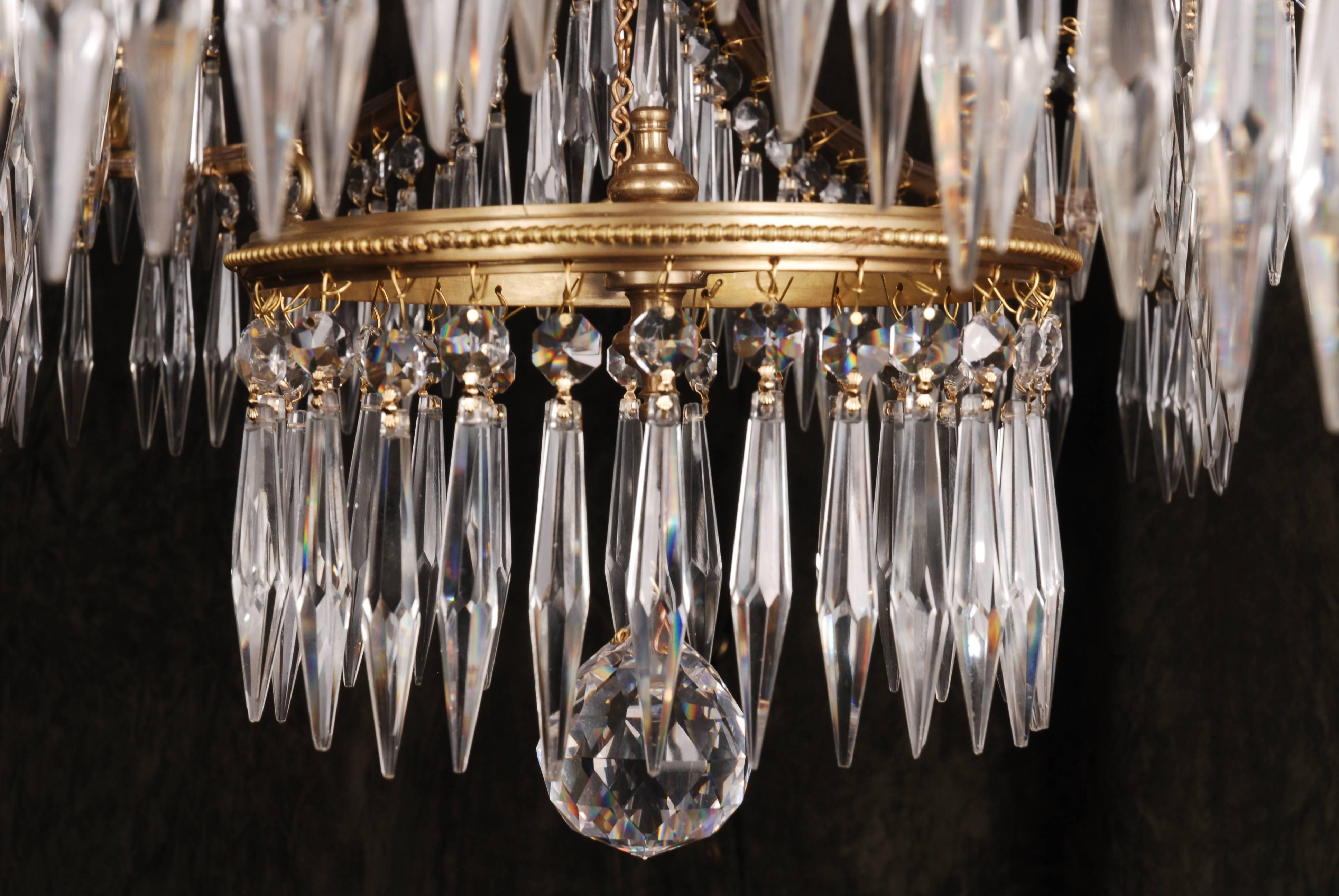 Splendid Classicist Swedish Ceiling Chandelier 5