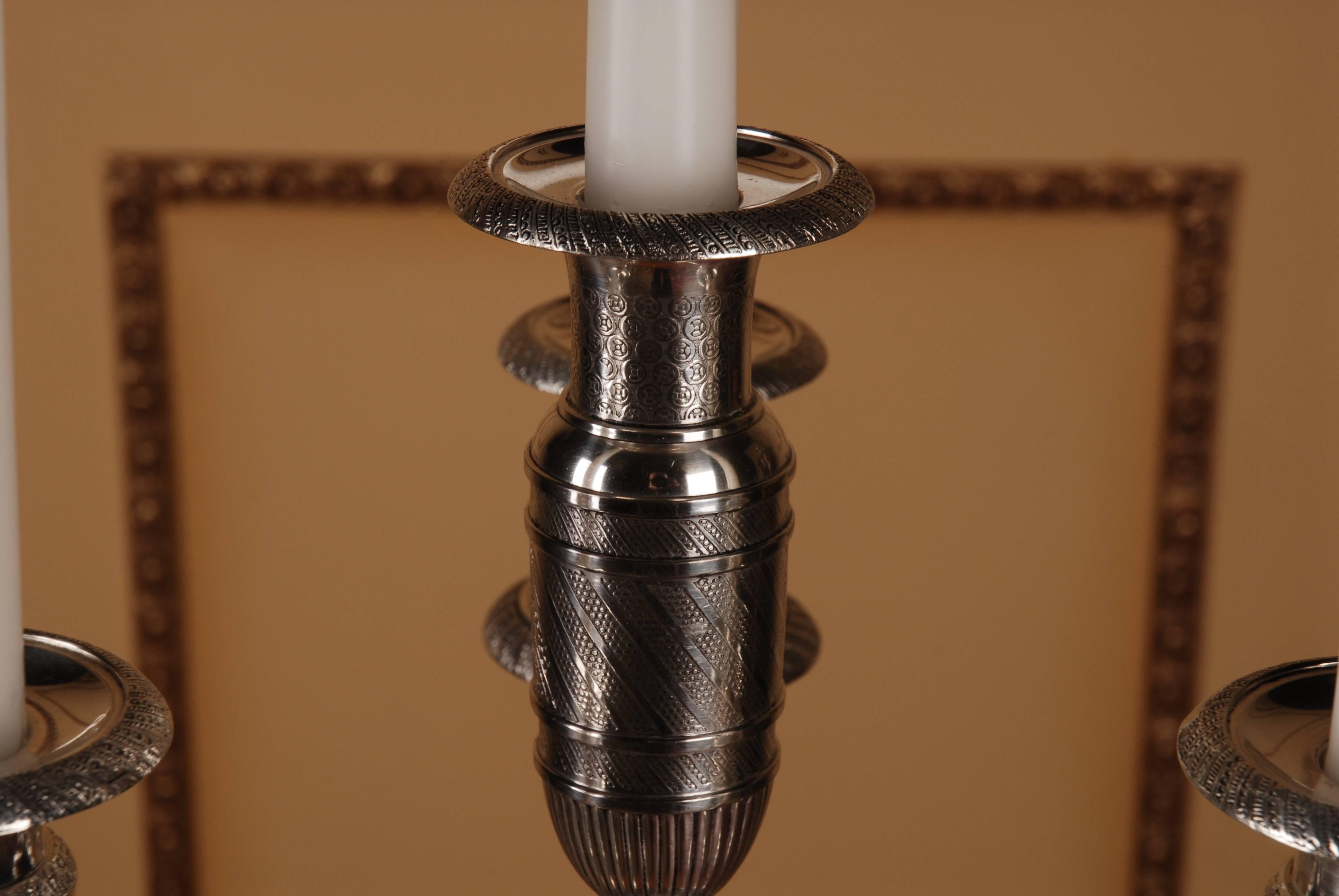 Figure Formed Candelabra in Empire Style 1