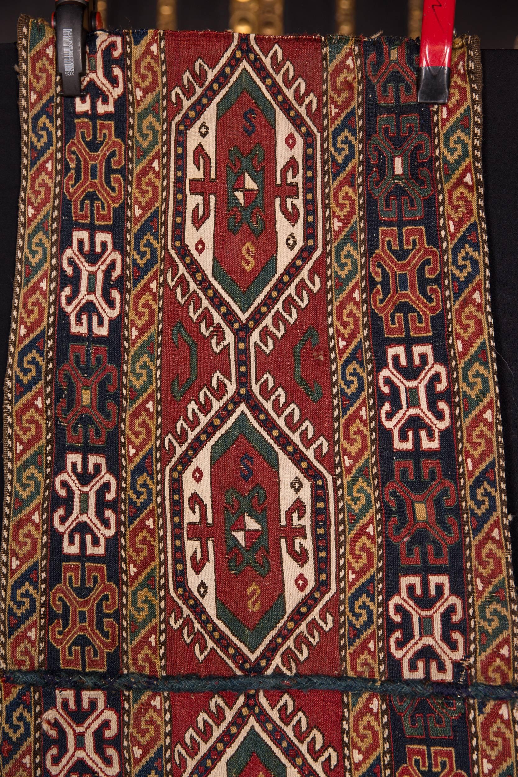 Turkmen 19th Century Antique Sumak Rug