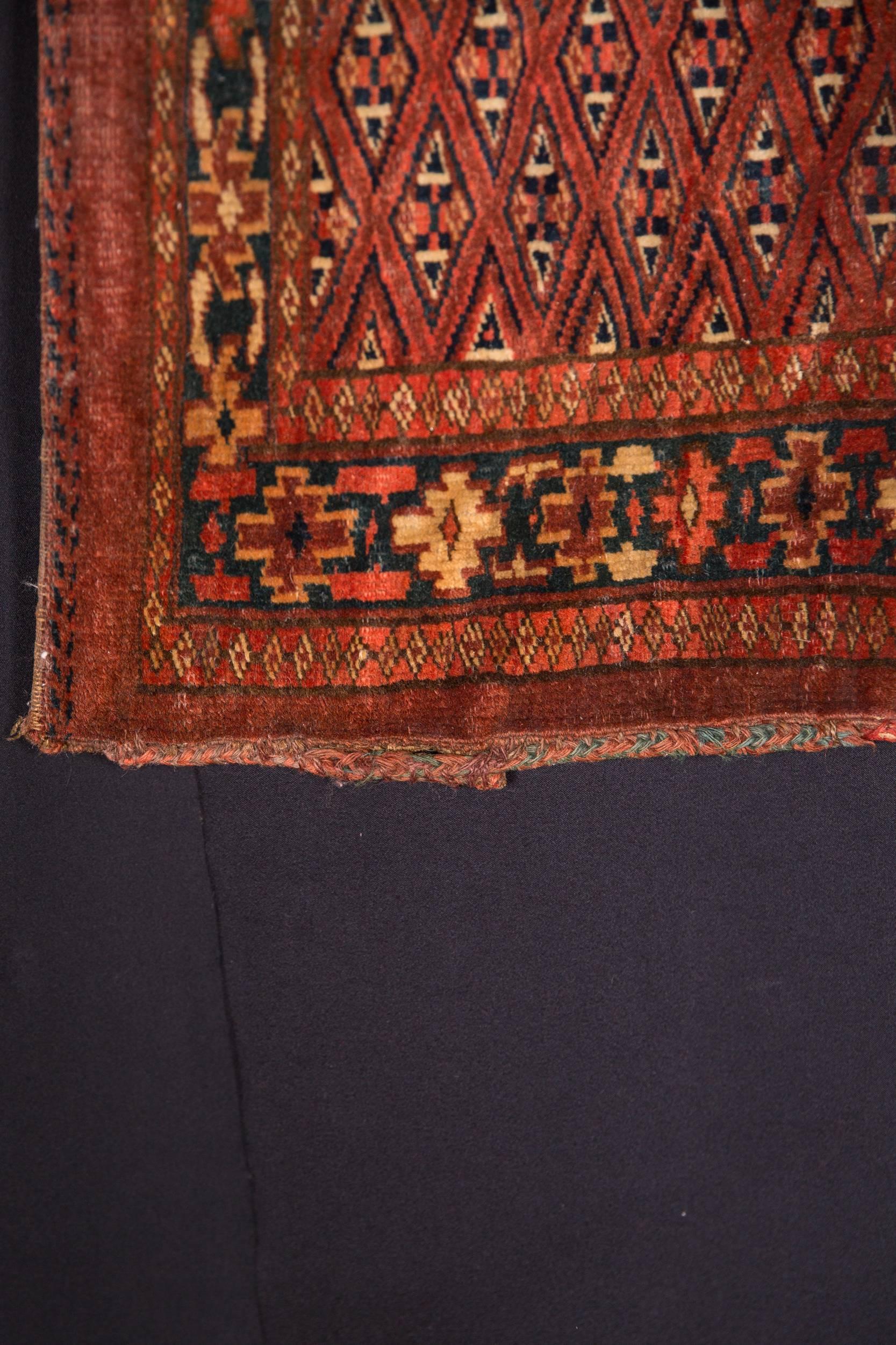 19th Century Antique Turkmen Ersari Rug Small 1