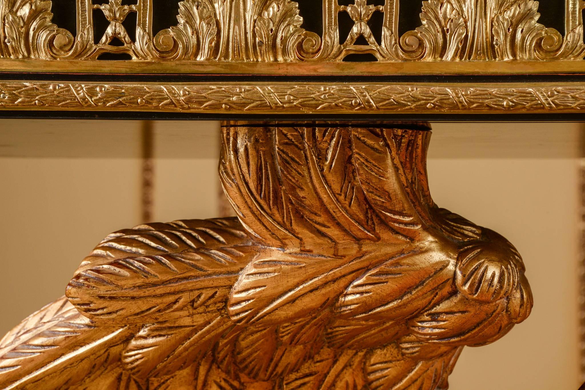 Hand-Carved 20th Century Eagle Console Table According to a Design by William Kent