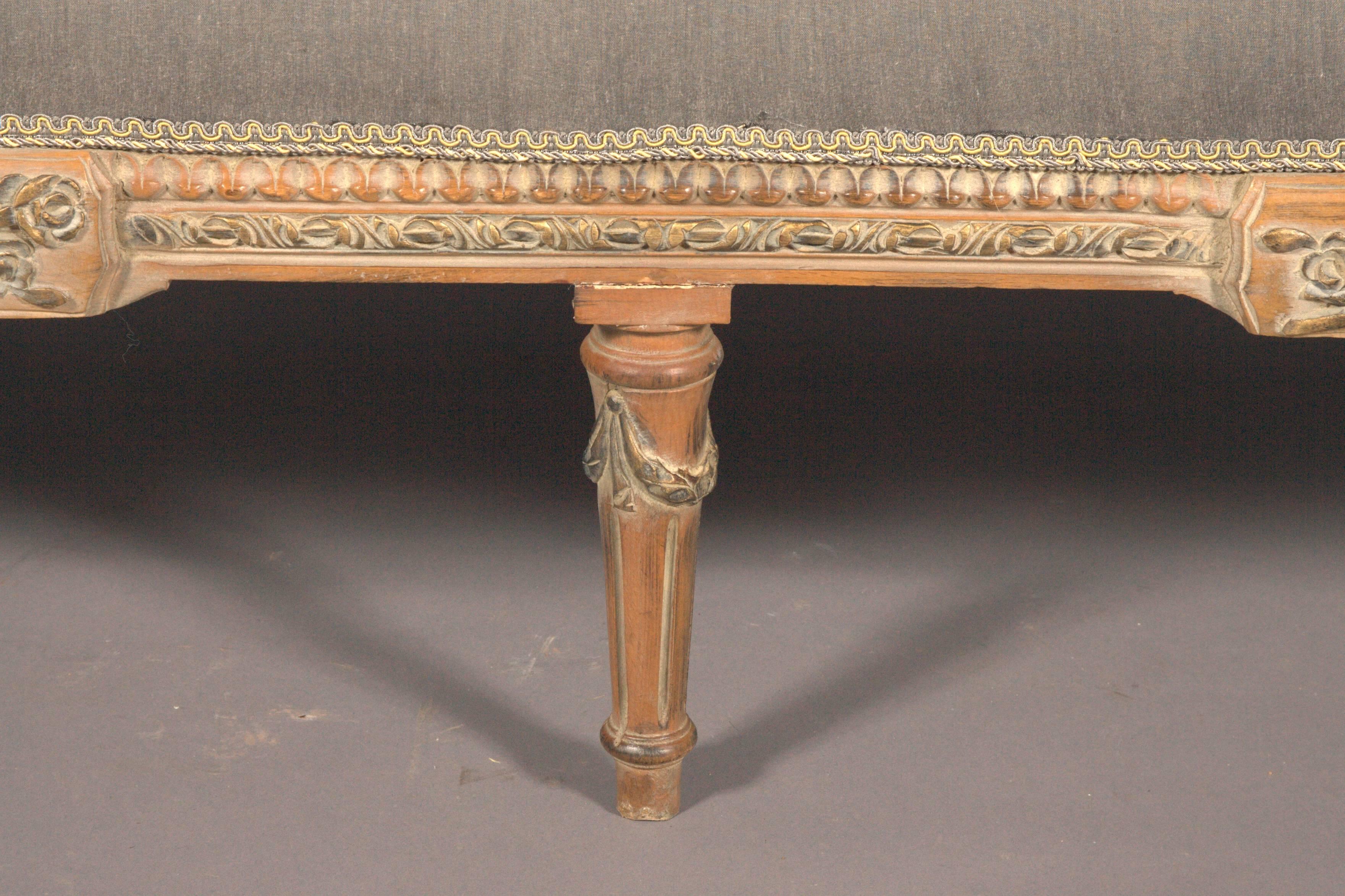 20th Century Classic Seating Set of Three Pieces in the Louis XVI Style (Louis XVI.)