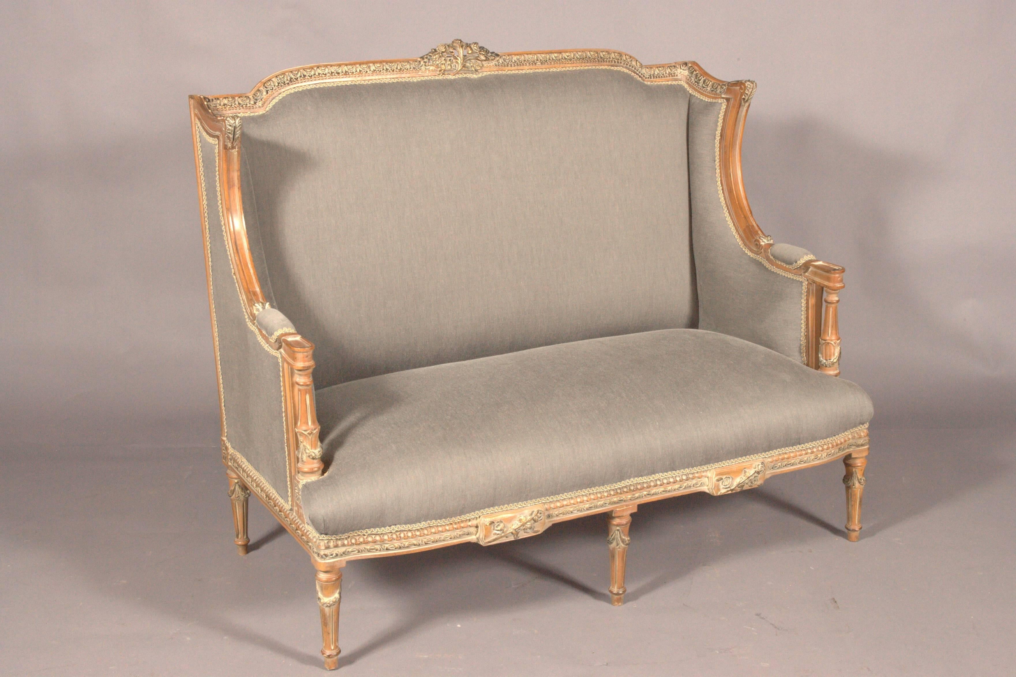 20th Century Classic Seating Set of Three Pieces in the Louis XVI Style (Französisch)
