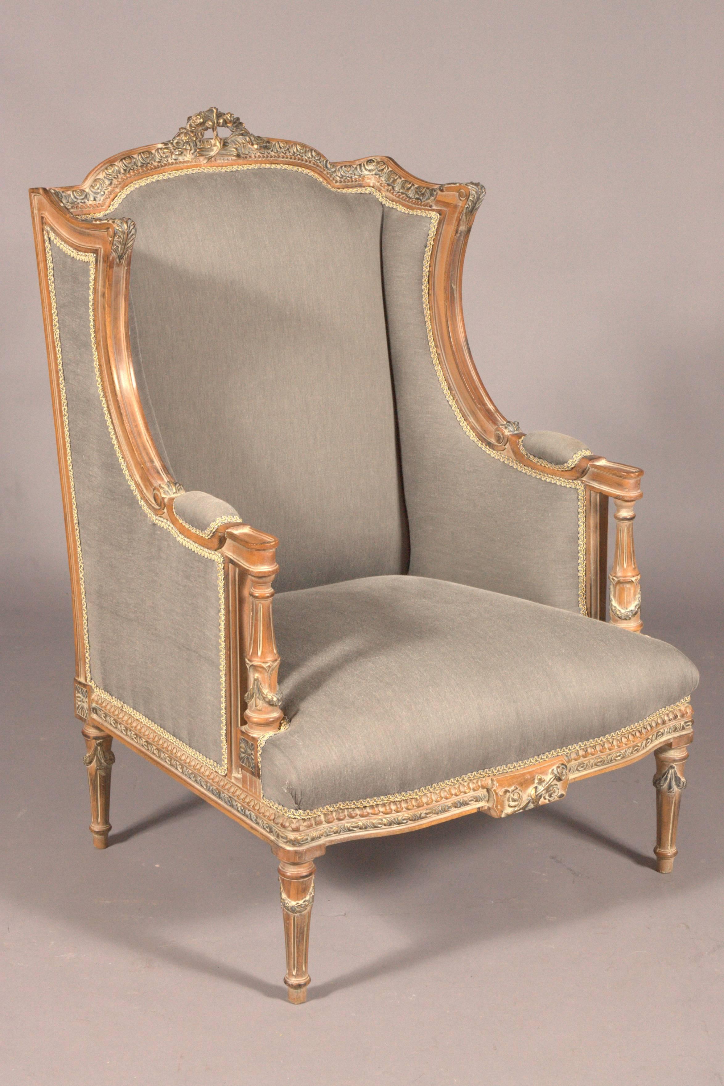 20th Century Classic Seating Set of Three Pieces in the Louis XVI Style (Buchenholz)