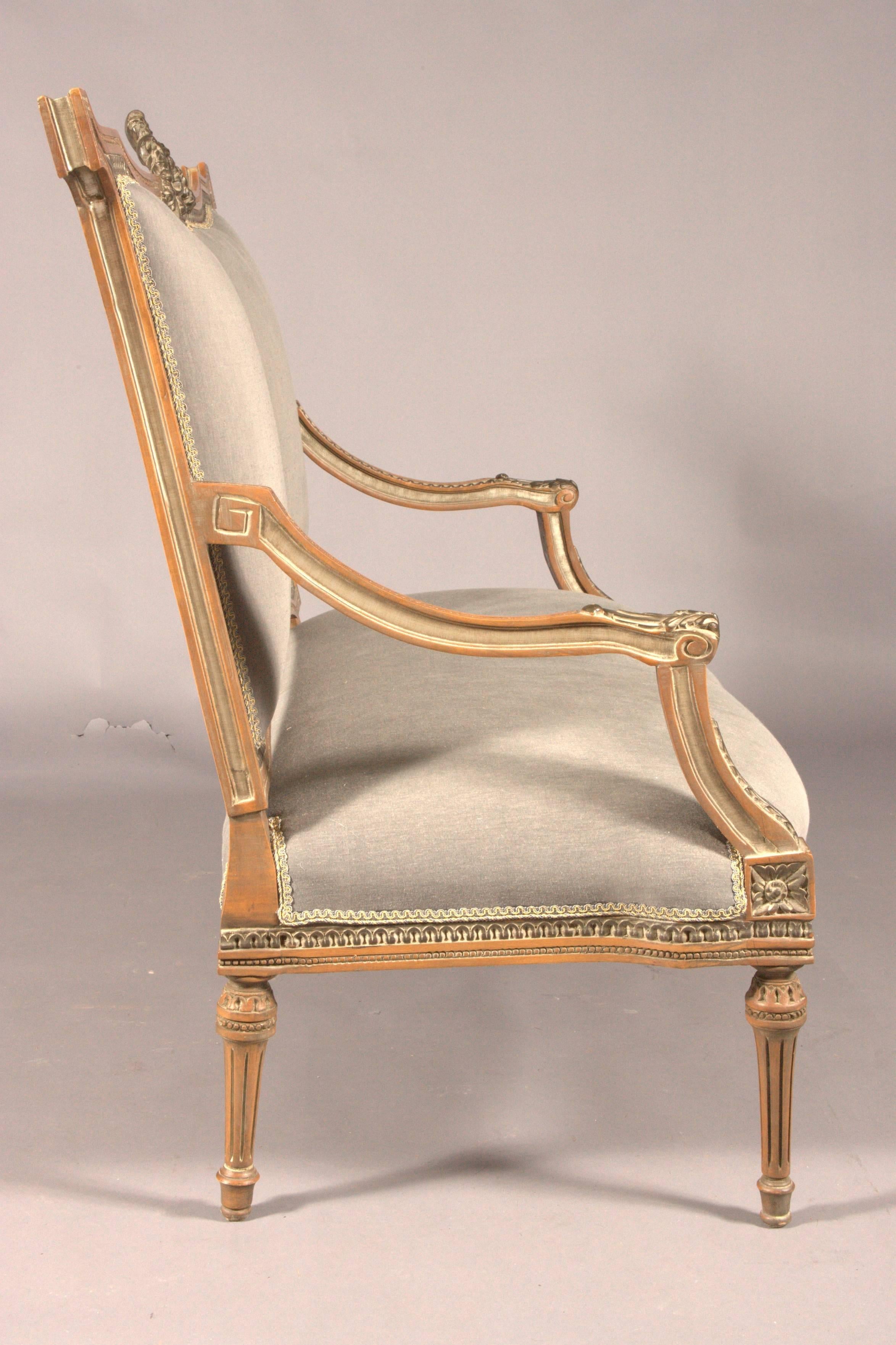 20th Century French Seating Group in the Louis Seize Style Beechwood 1