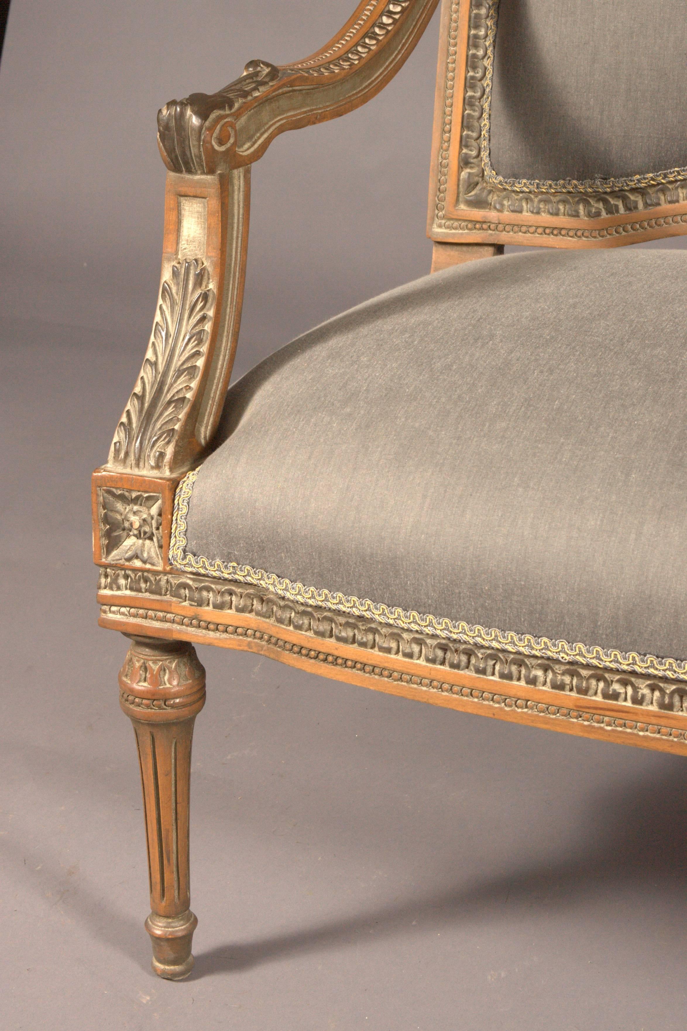 20th Century French Seating Group in the Louis Seize Style Beechwood 2
